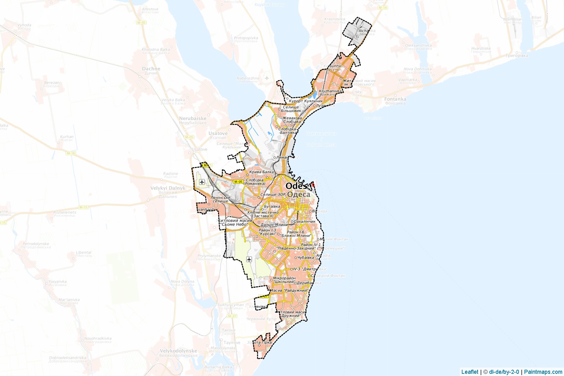 Odes'ka (Odessa) Map Cropping Samples-1