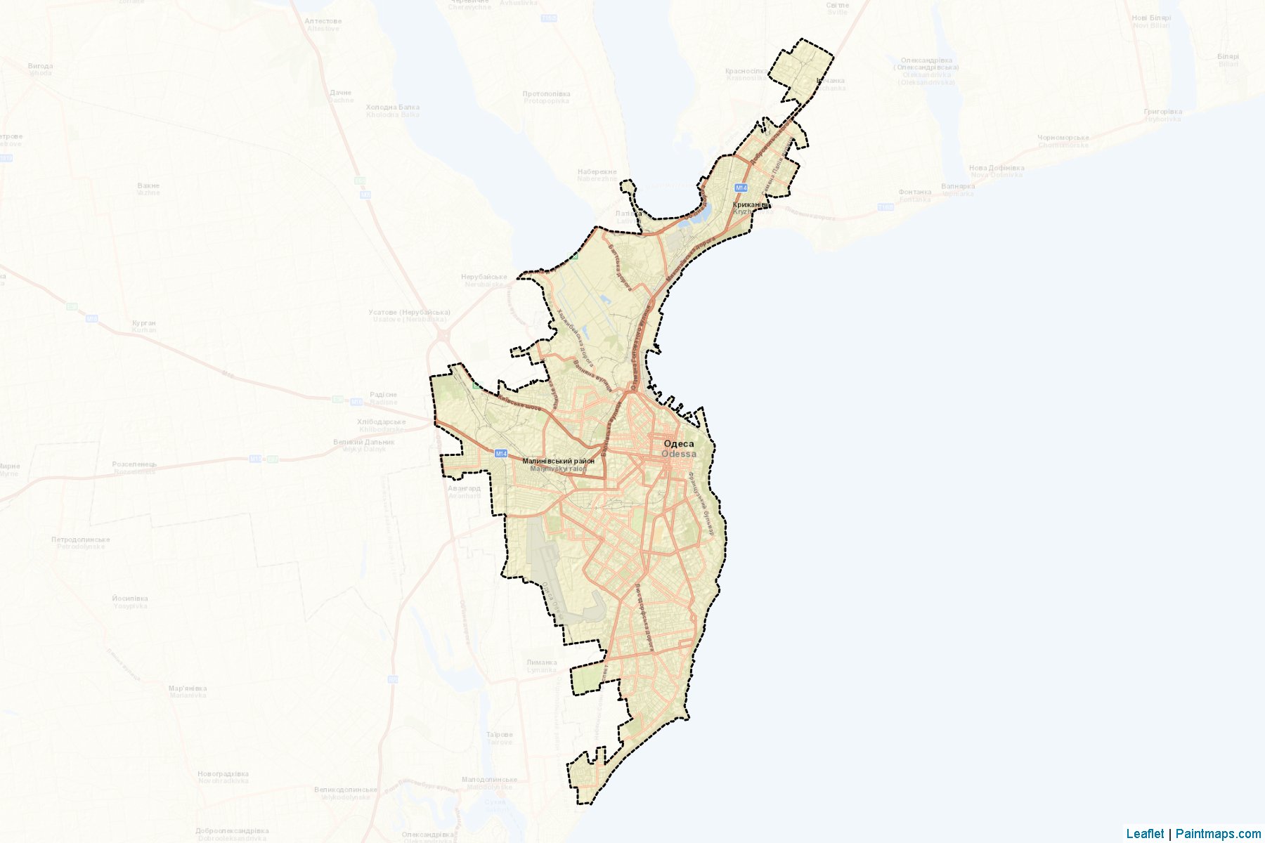 Odes'ka (Odessa) Map Cropping Samples-2