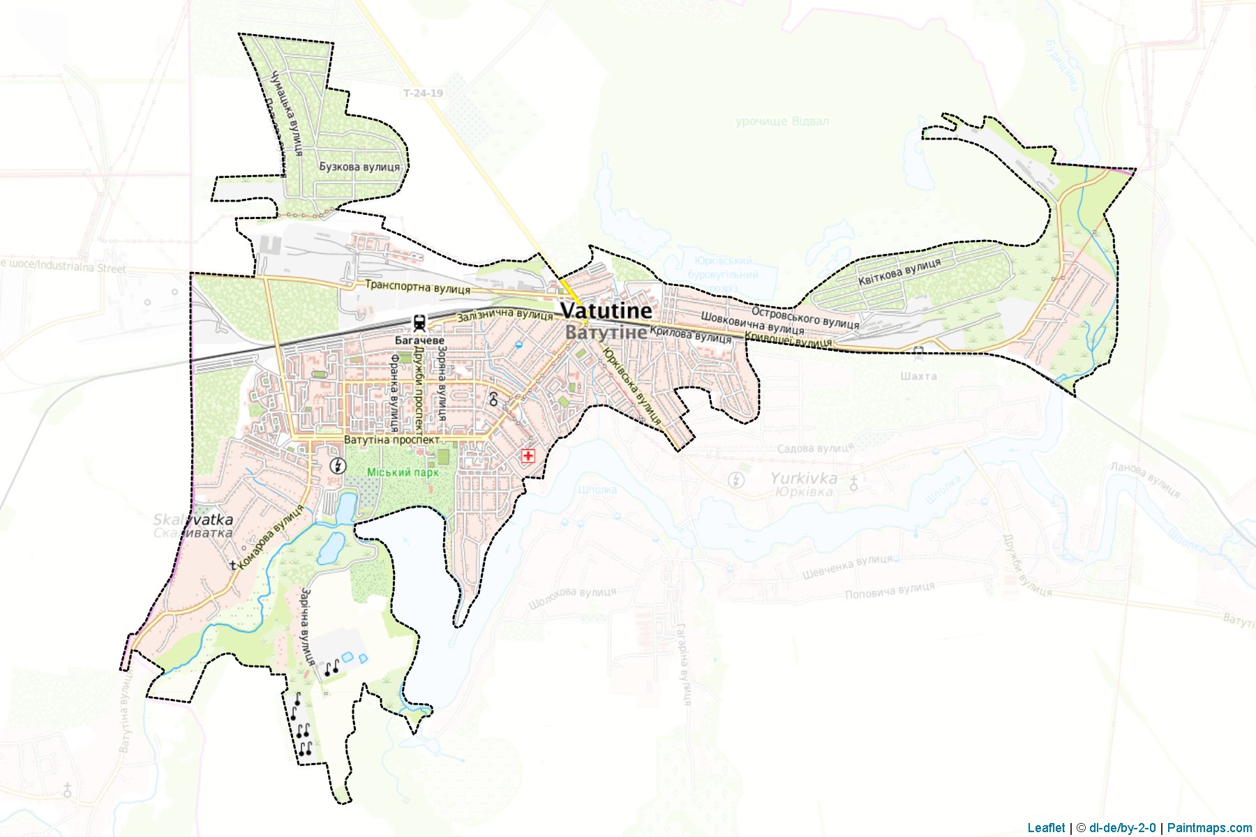 Vatutinska (Cherkasy) Map Cropping Samples-1