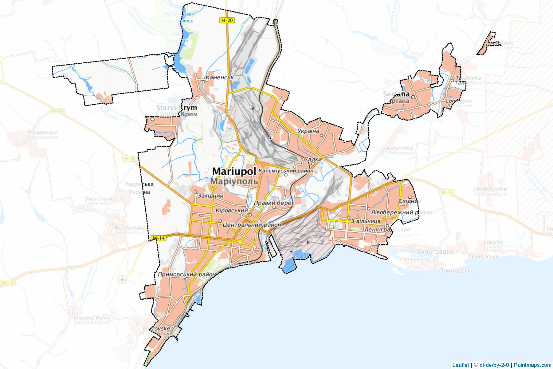 Mariupol's'ka (Donetsk) Map Cropping Samples-1