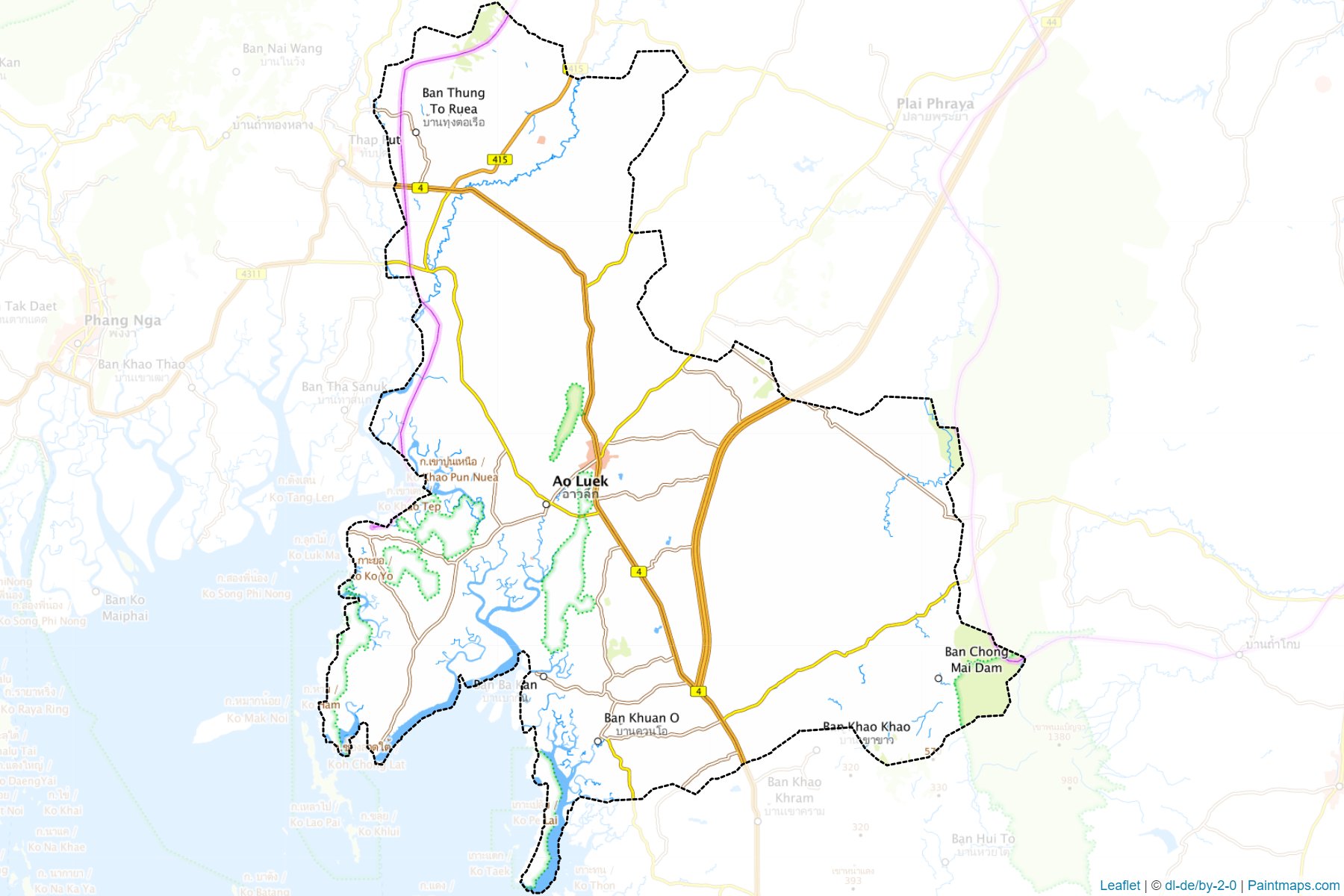 Ao Luek (Krabi) Map Cropping Samples-1