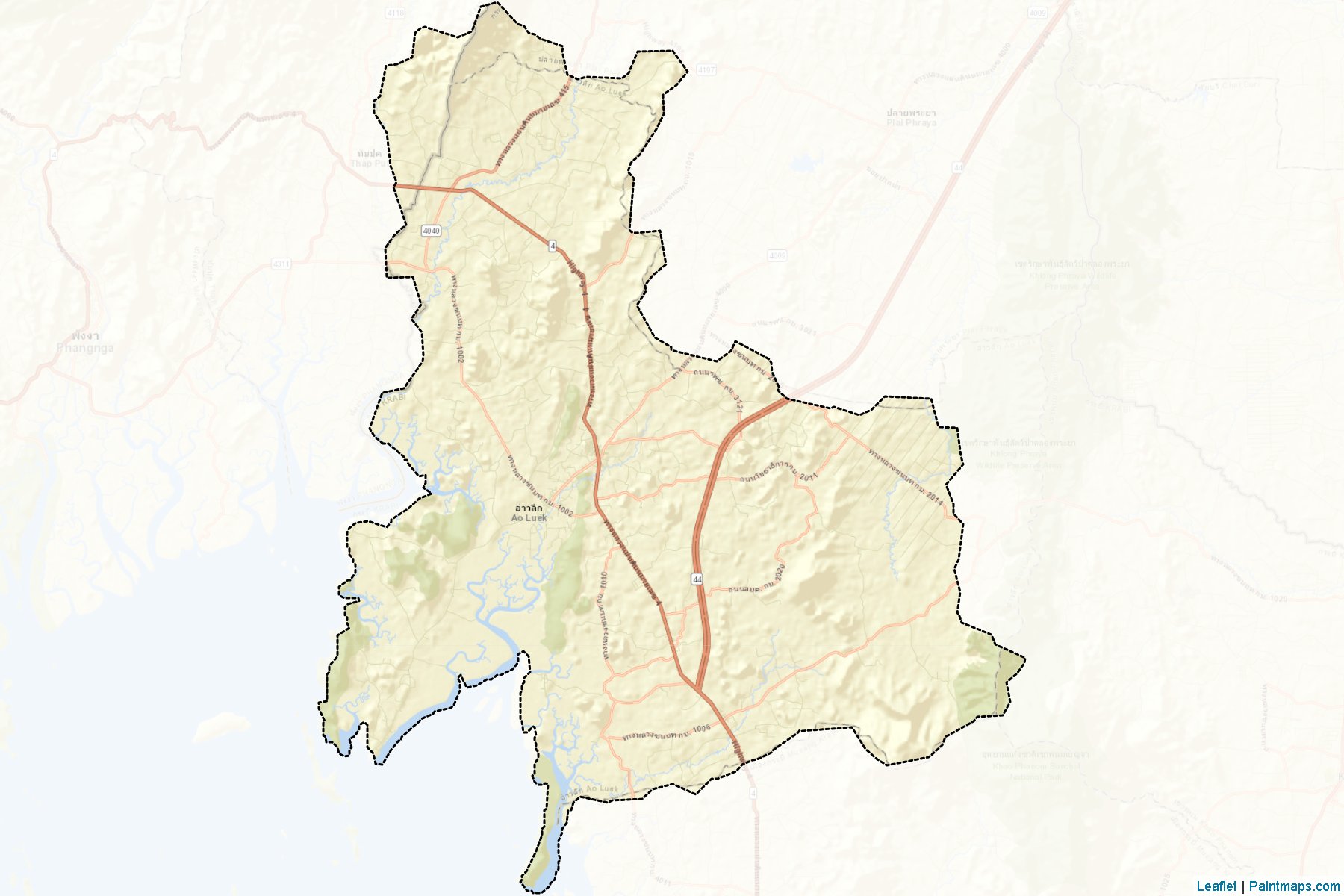 Ao Luek (Krabi) Map Cropping Samples-2