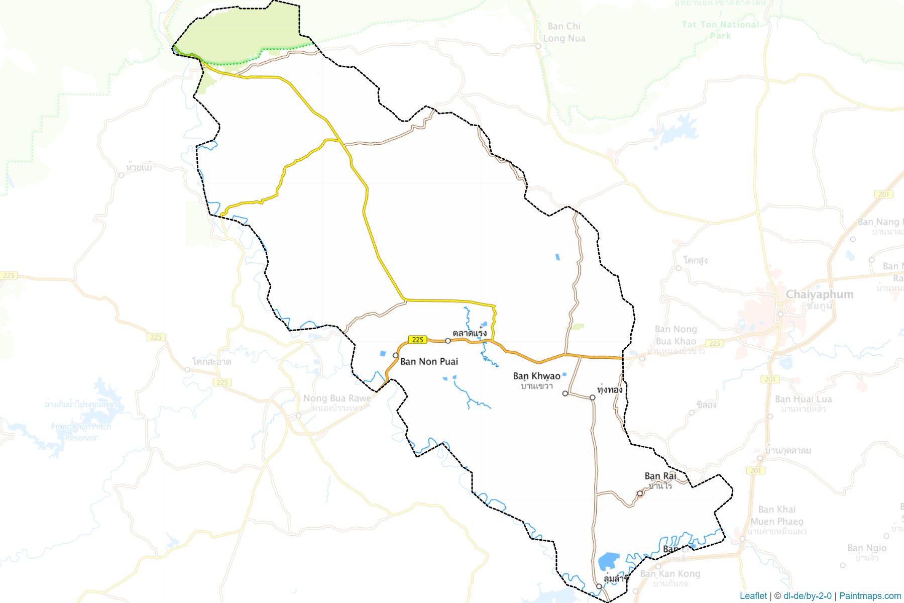 Ban Khwao (Chaiyaphum) Map Cropping Samples-1