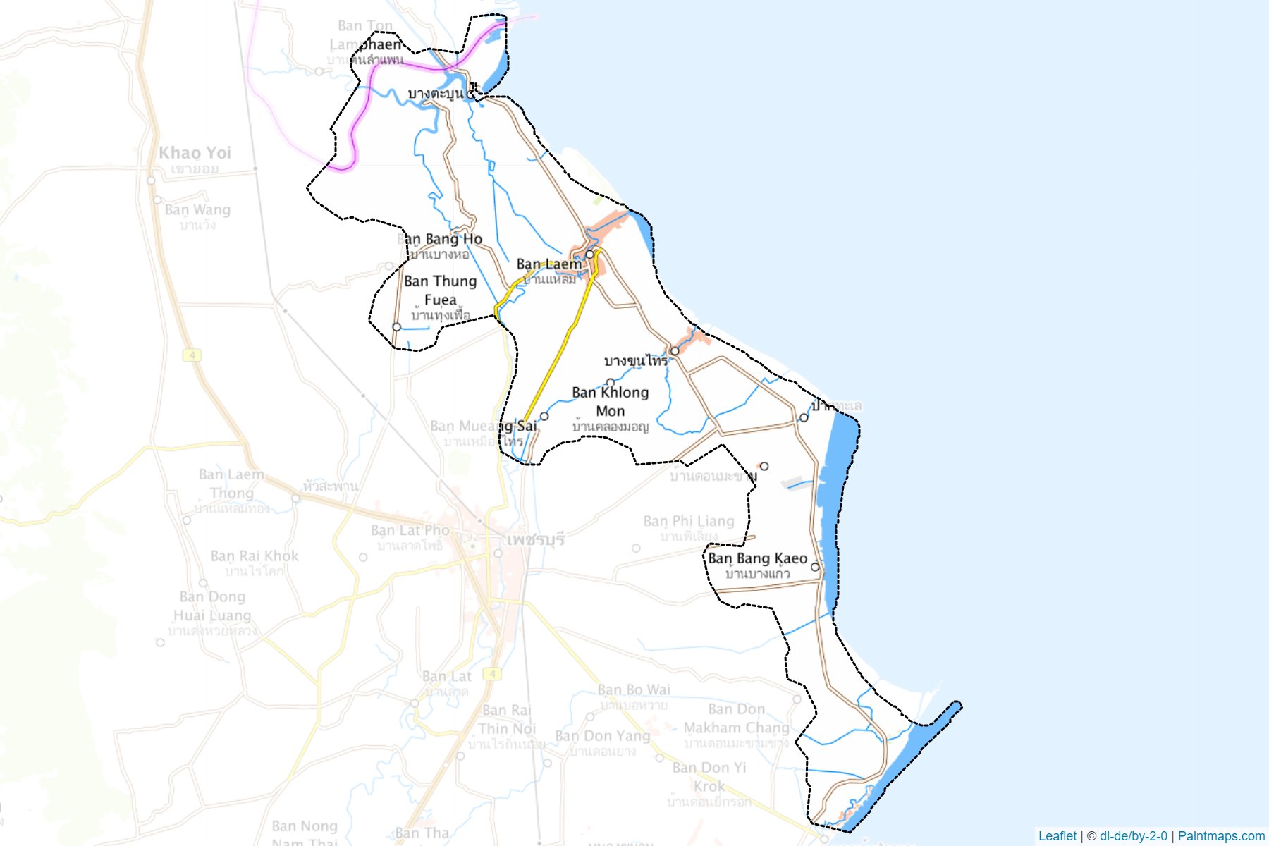 Ban Laem (Phetchaburi) Map Cropping Samples-1