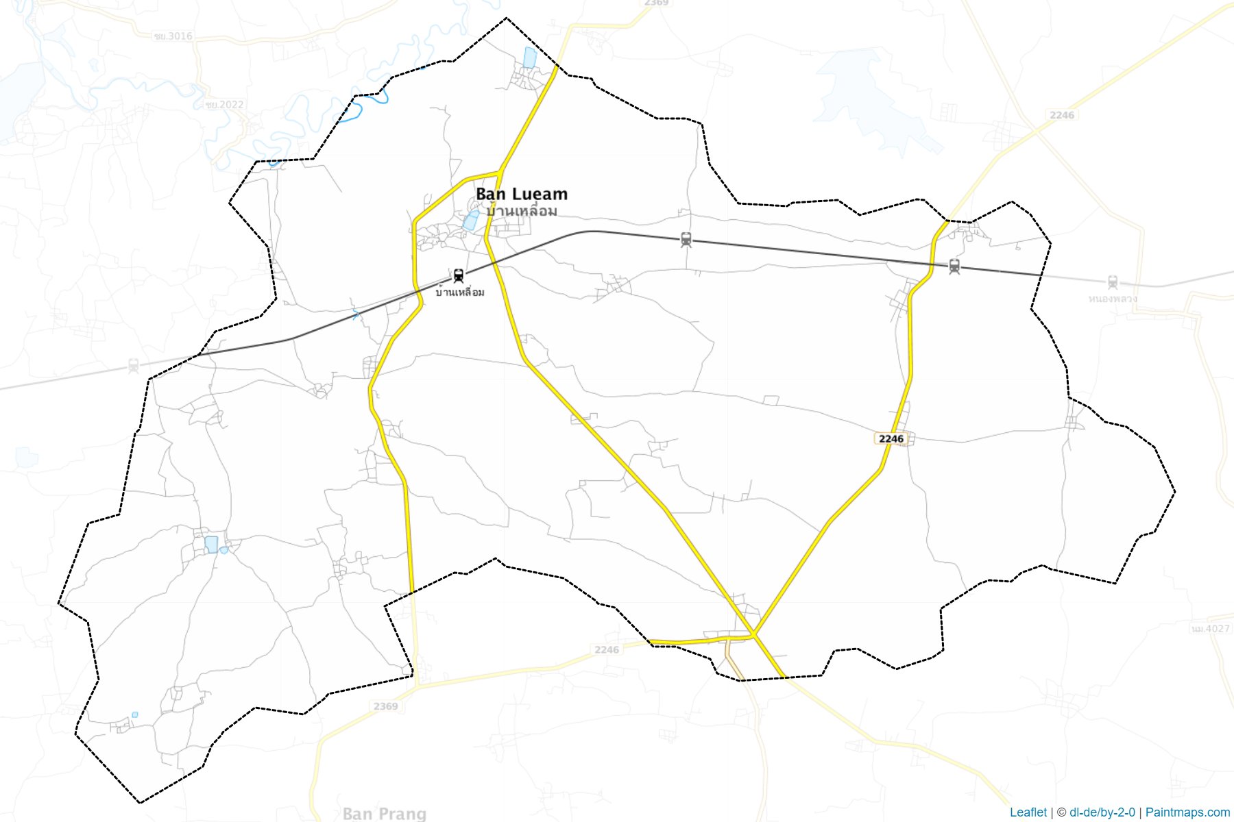 Ban Lueam (Nakhon Ratchasima) Map Cropping Samples-1