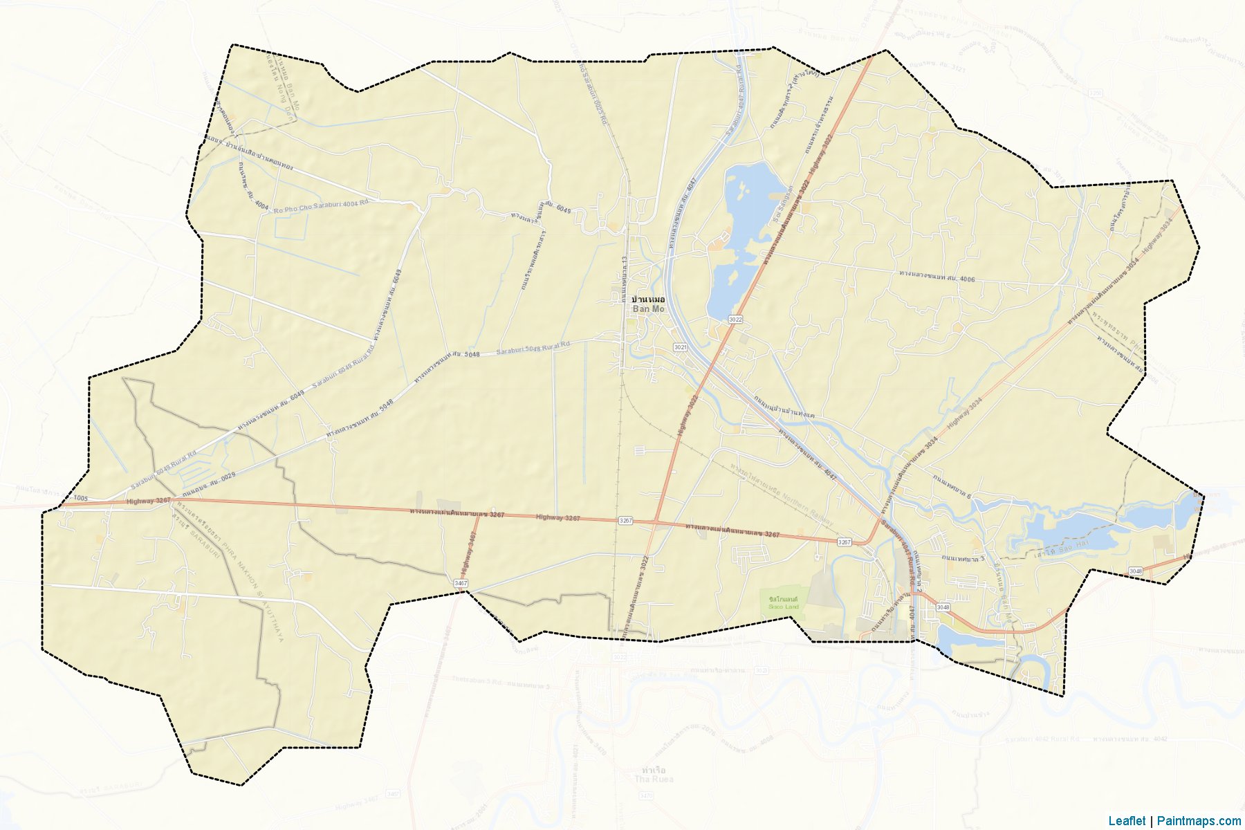 Ban Mo (Saraburi) Haritası Örnekleri-2