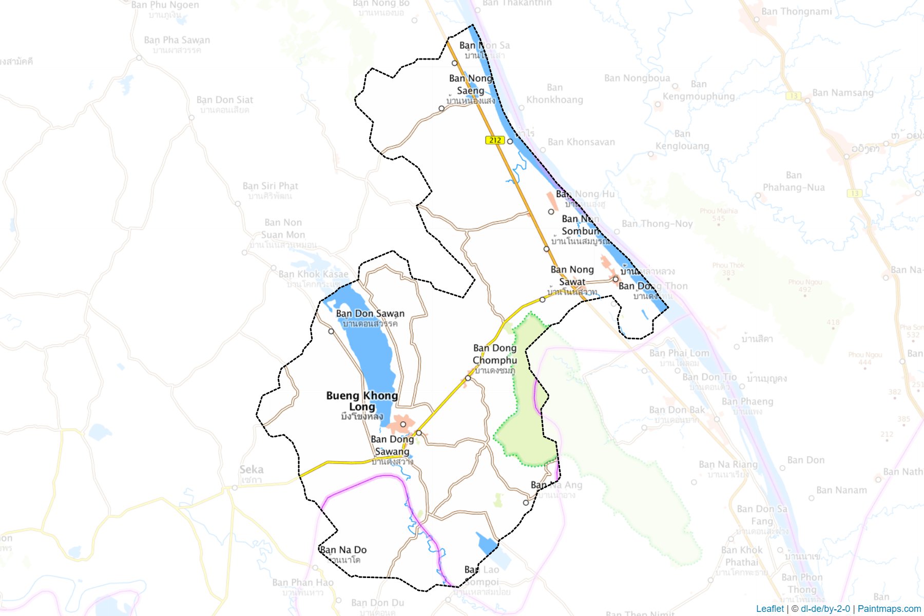 Bueng Khong Long (Nong Khai) Map Cropping Samples-1