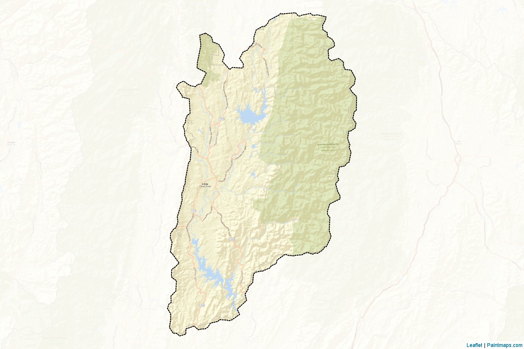 Chae Hom (Lampang) Map Cropping Samples-2