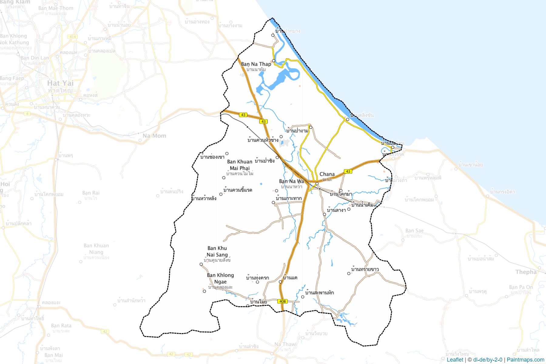 Muestras de recorte de mapas Chana (Songkhla)-1