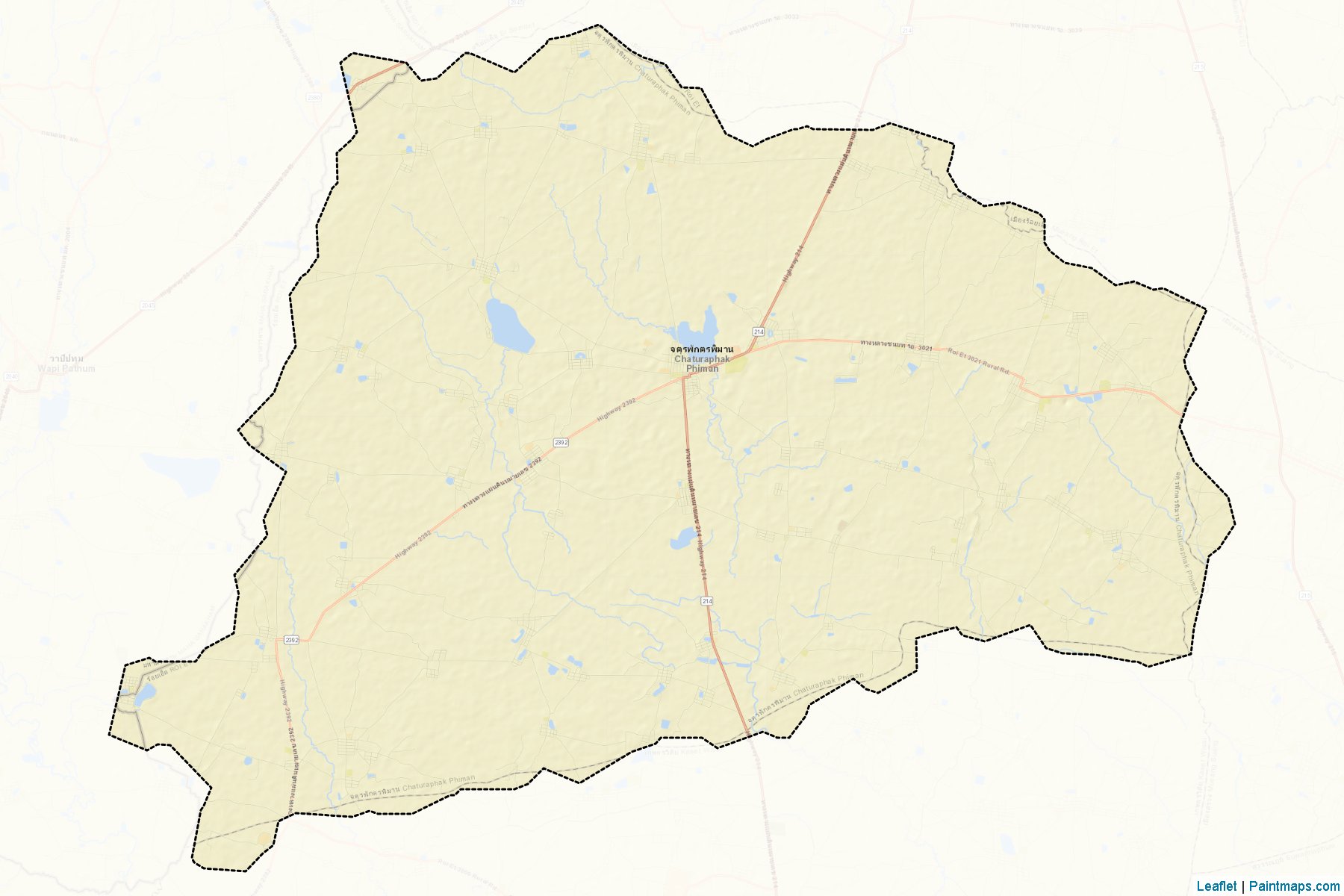 Chaturaphak Phiman (Roi Et) Map Cropping Samples-2