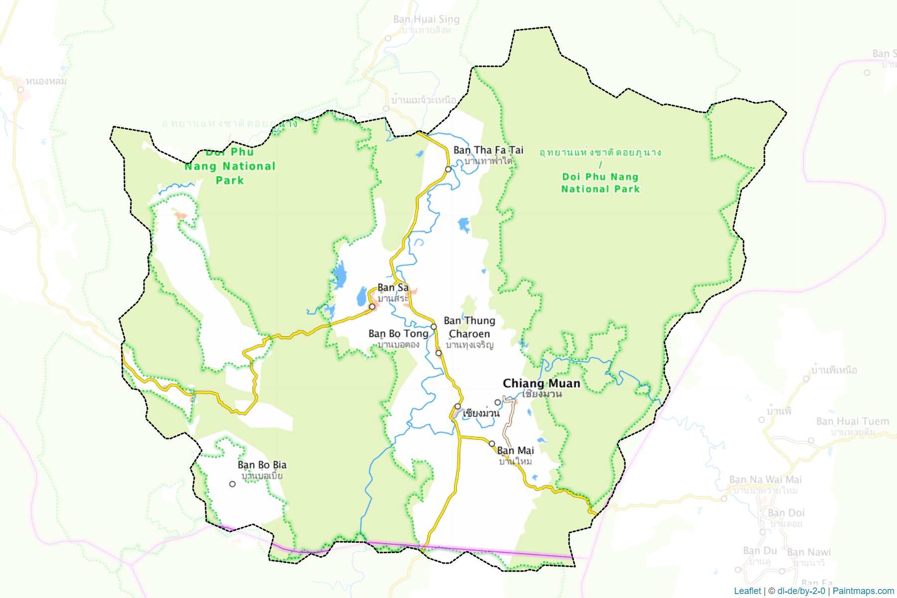 Chiang Muan (Phayao) Map Cropping Samples-1