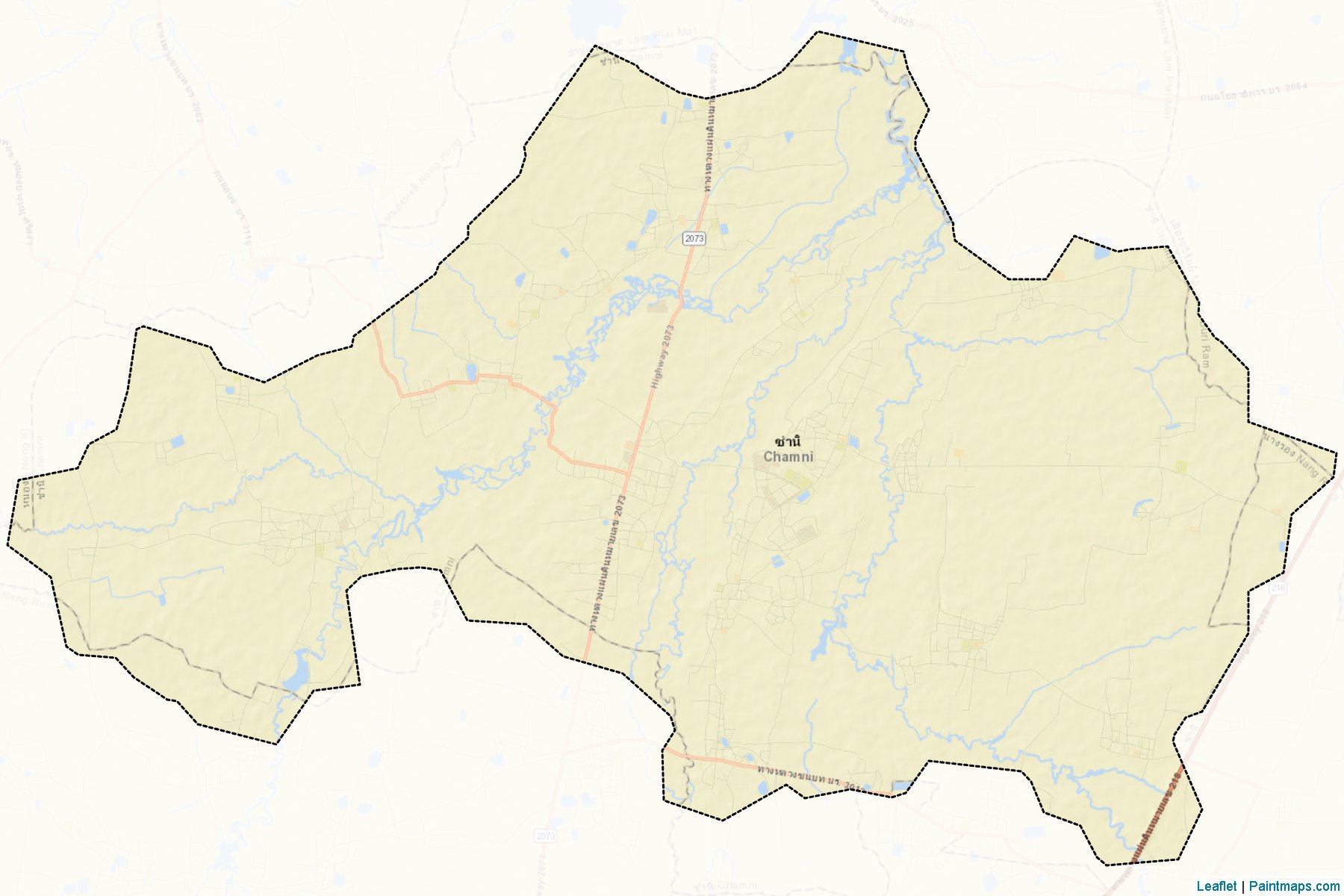 Muestras de recorte de mapas Chum Ni (Buriram)-2