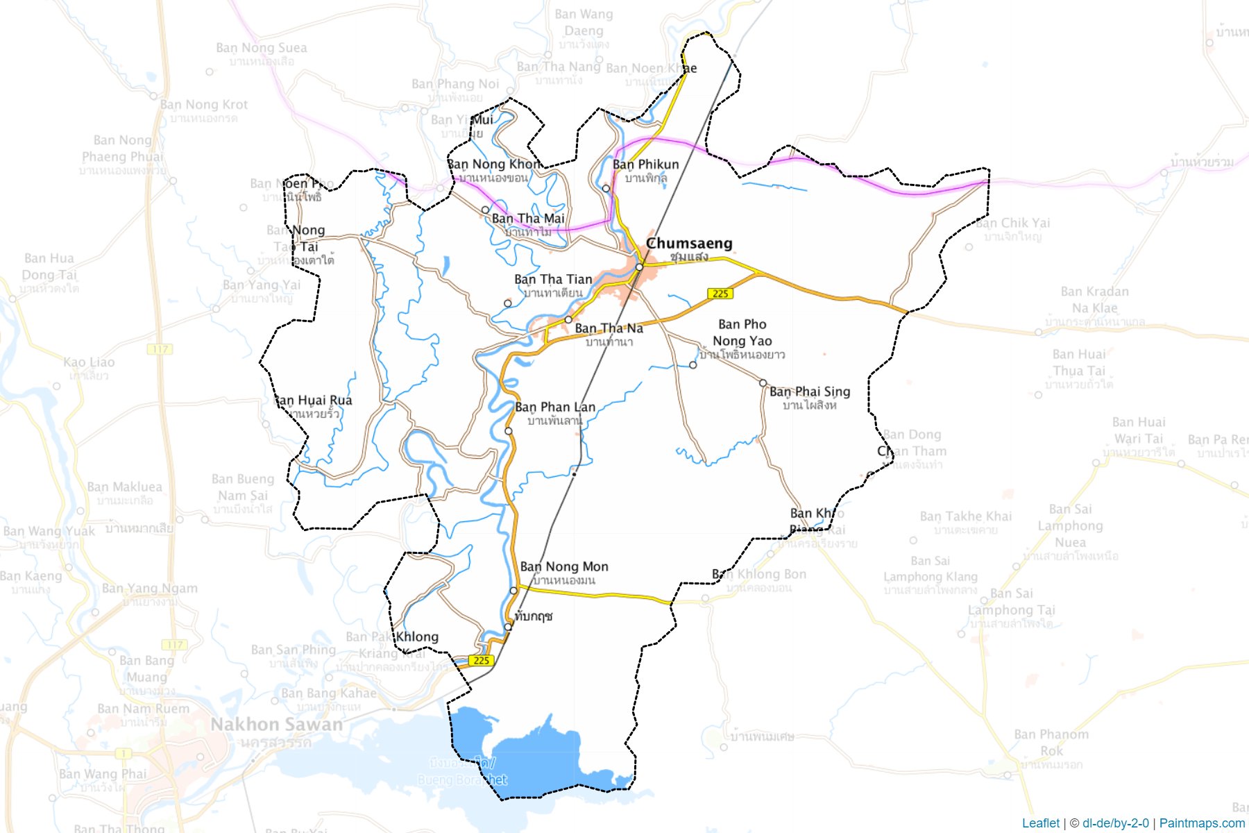 Chum Saeng (Nakhon Sawan) Map Cropping Samples-1