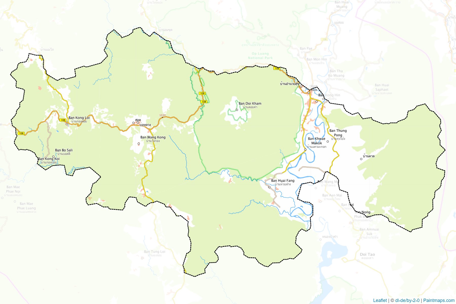 Muestras de recorte de mapas Hot (Chiang Mai)-1