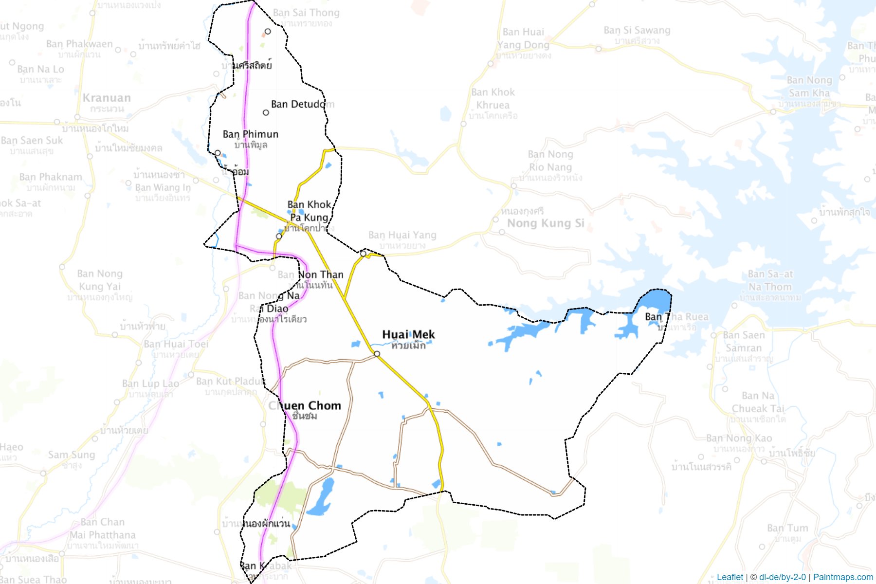 Huai Mek (Kalasin) Map Cropping Samples-1