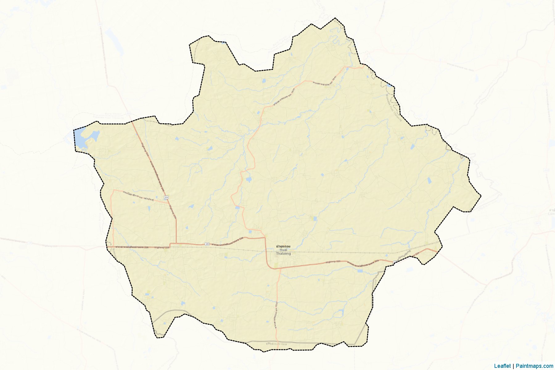 Huai Thalaeng (Nakhon Ratchasima) Map Cropping Samples-2