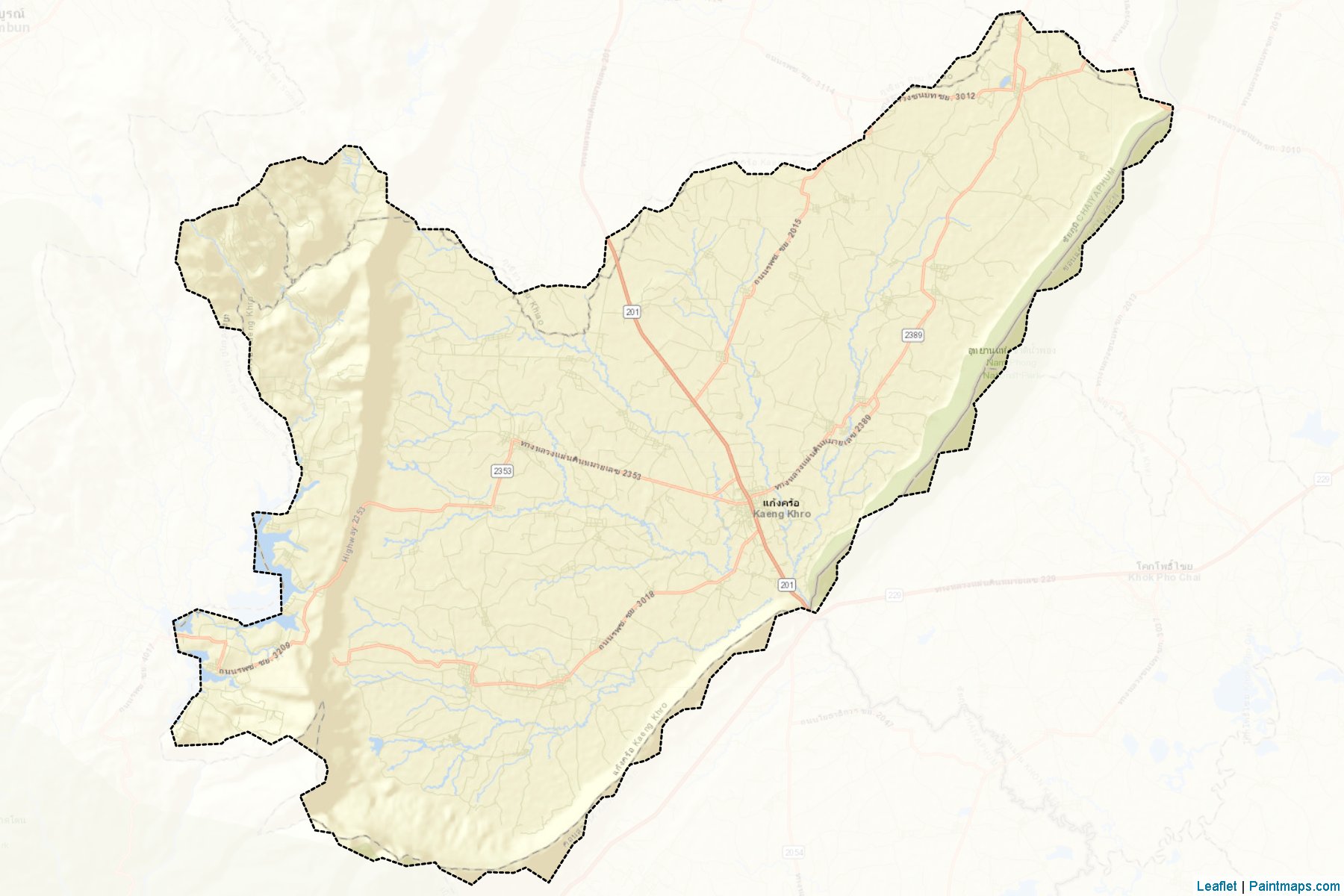 Kaeng Khro (Chaiyaphum) Map Cropping Samples-2