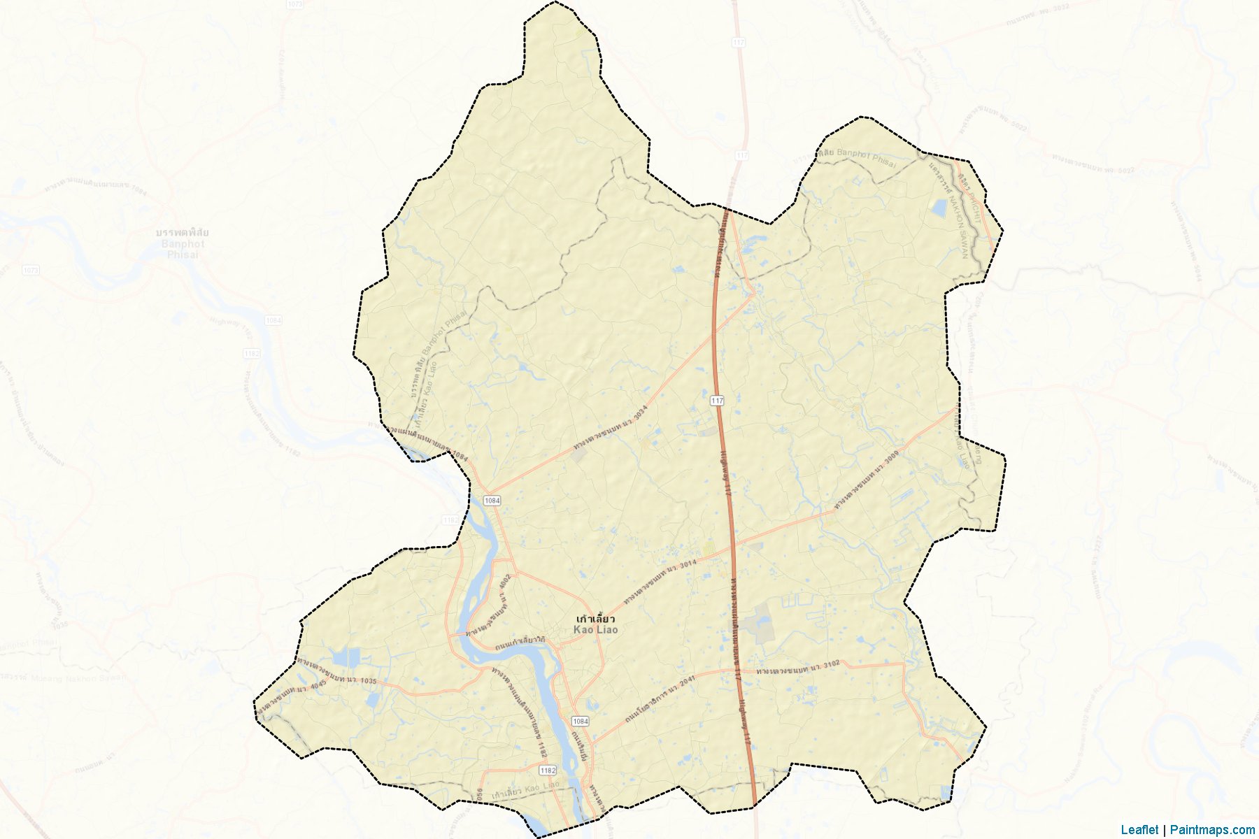 Kao Liao (Nakhon Sawan) Map Cropping Samples-2