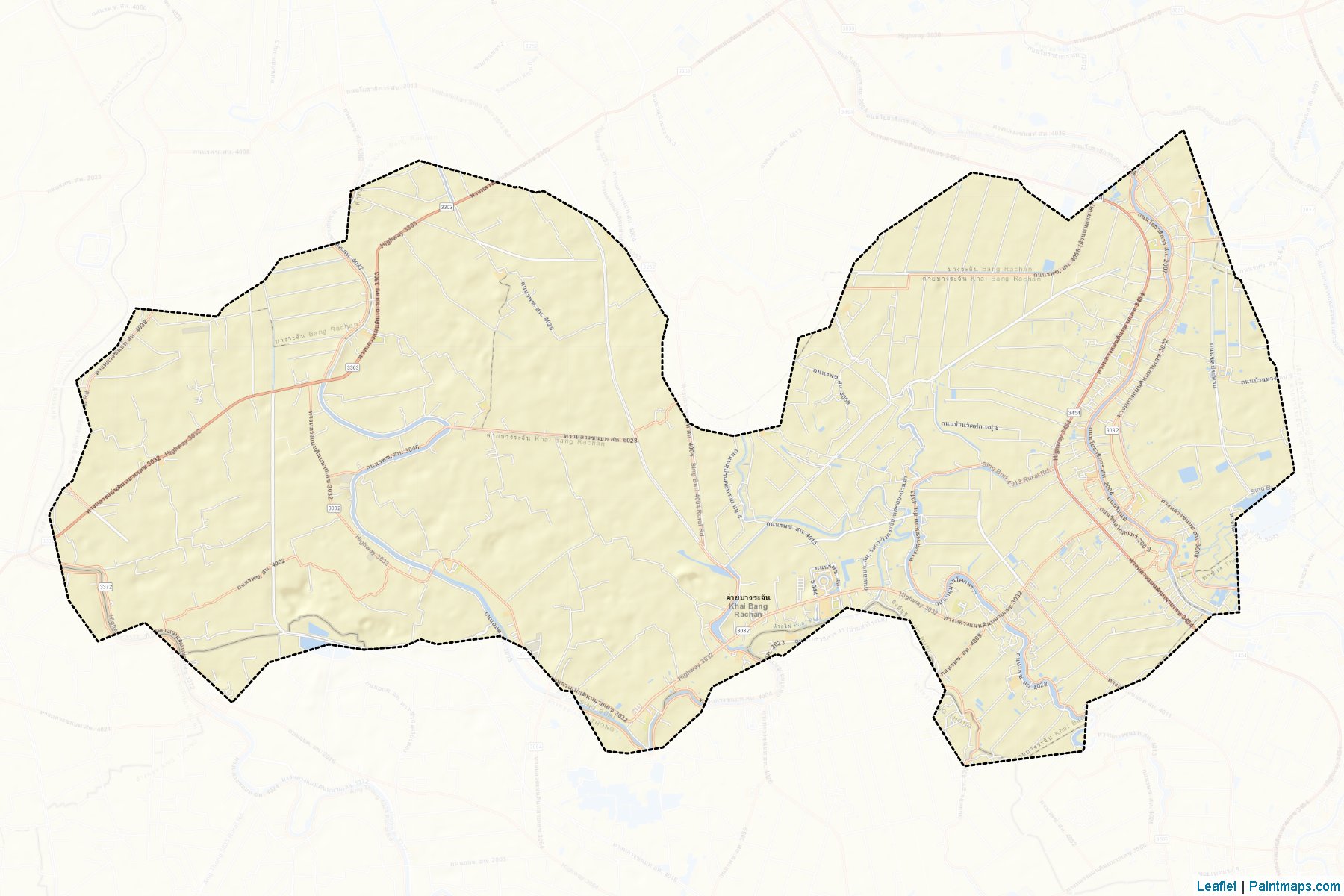 Khai Bang Rachan (Sing Buri) Map Cropping Samples-2