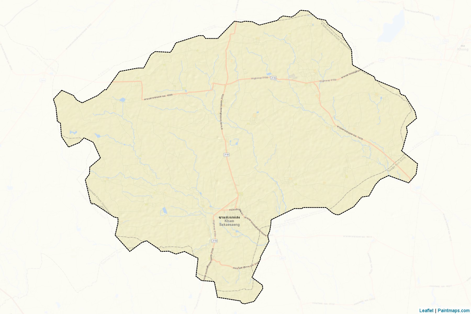 Kham Sakaesaeng (Nakhon Ratchasima) Map Cropping Samples-2