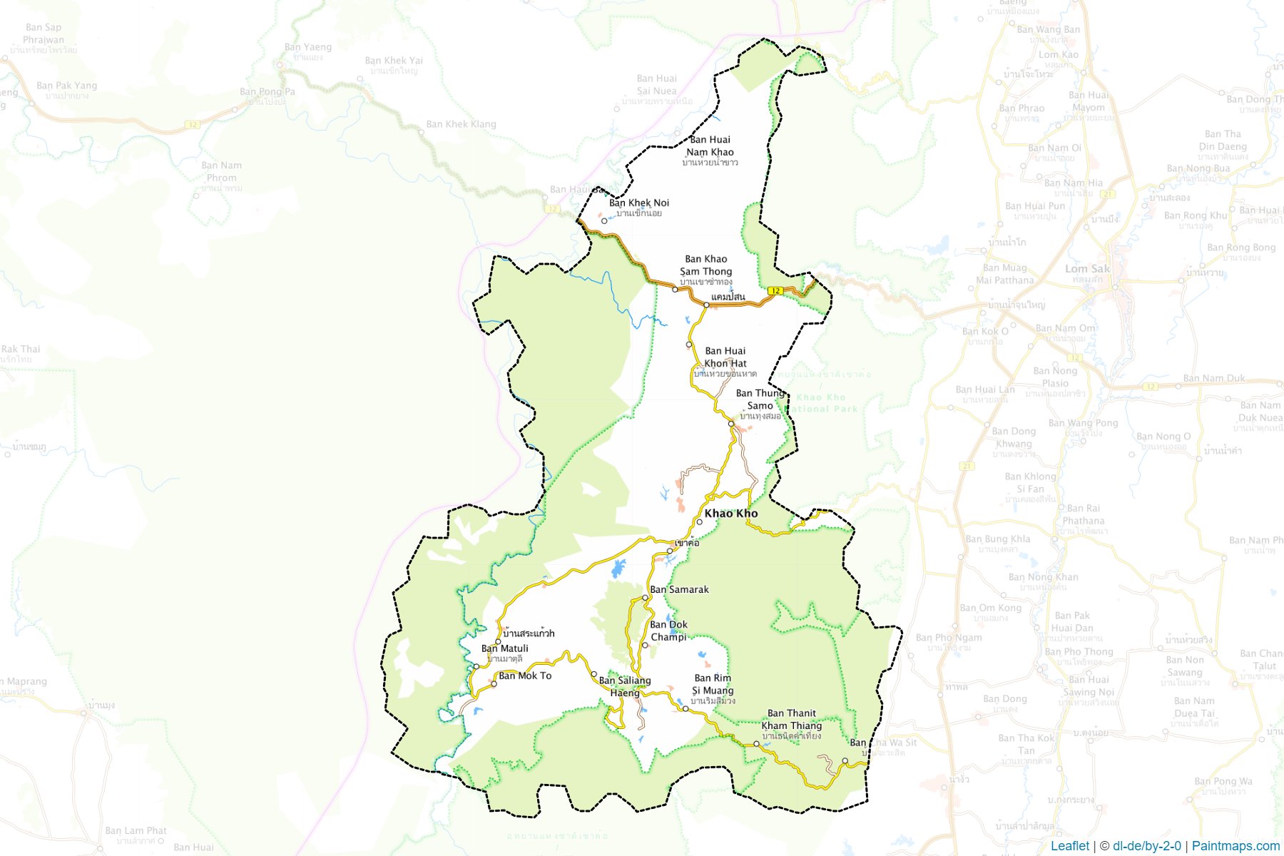 Khao Kho (Phetchabun) Map Cropping Samples-1