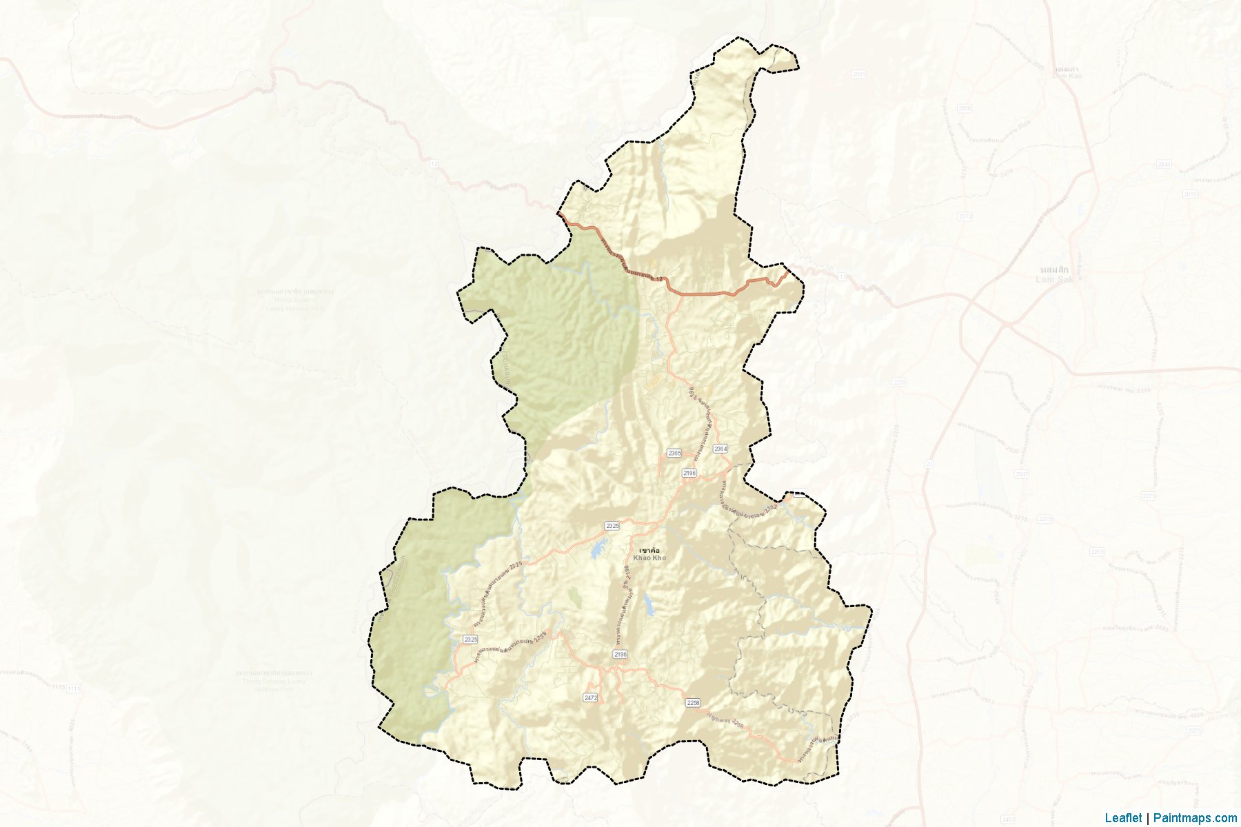 Khao Kho (Phetchabun) Map Cropping Samples-2