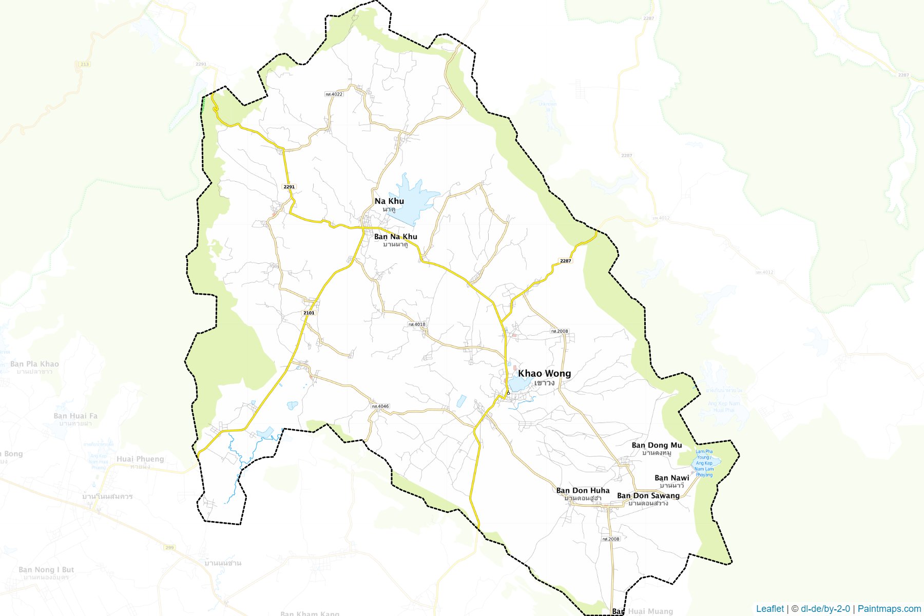 Khao Wong (Kalasin) Map Cropping Samples-1