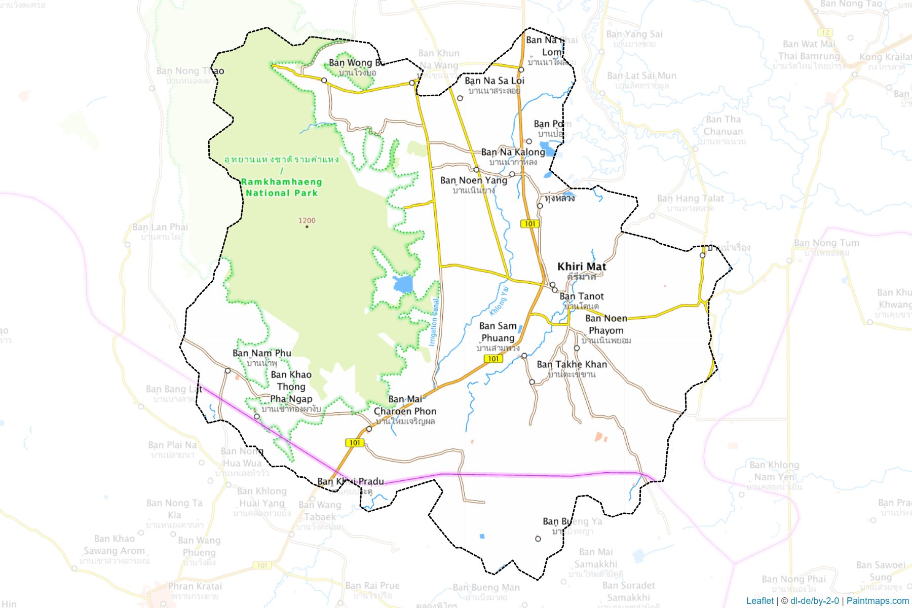 Khiri Mat (Sukhothai) Map Cropping Samples-1