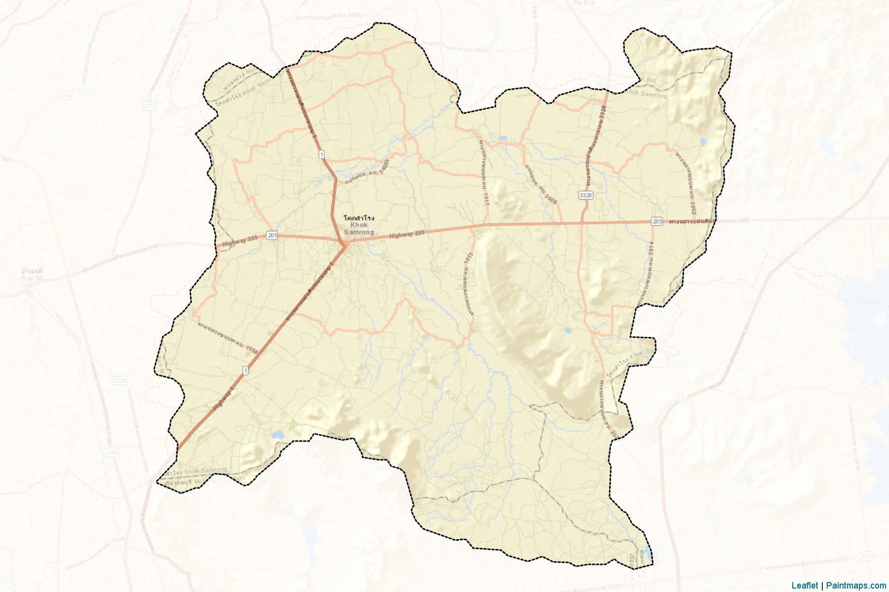 Khok Samrong (Lopburi) Map Cropping Samples-2