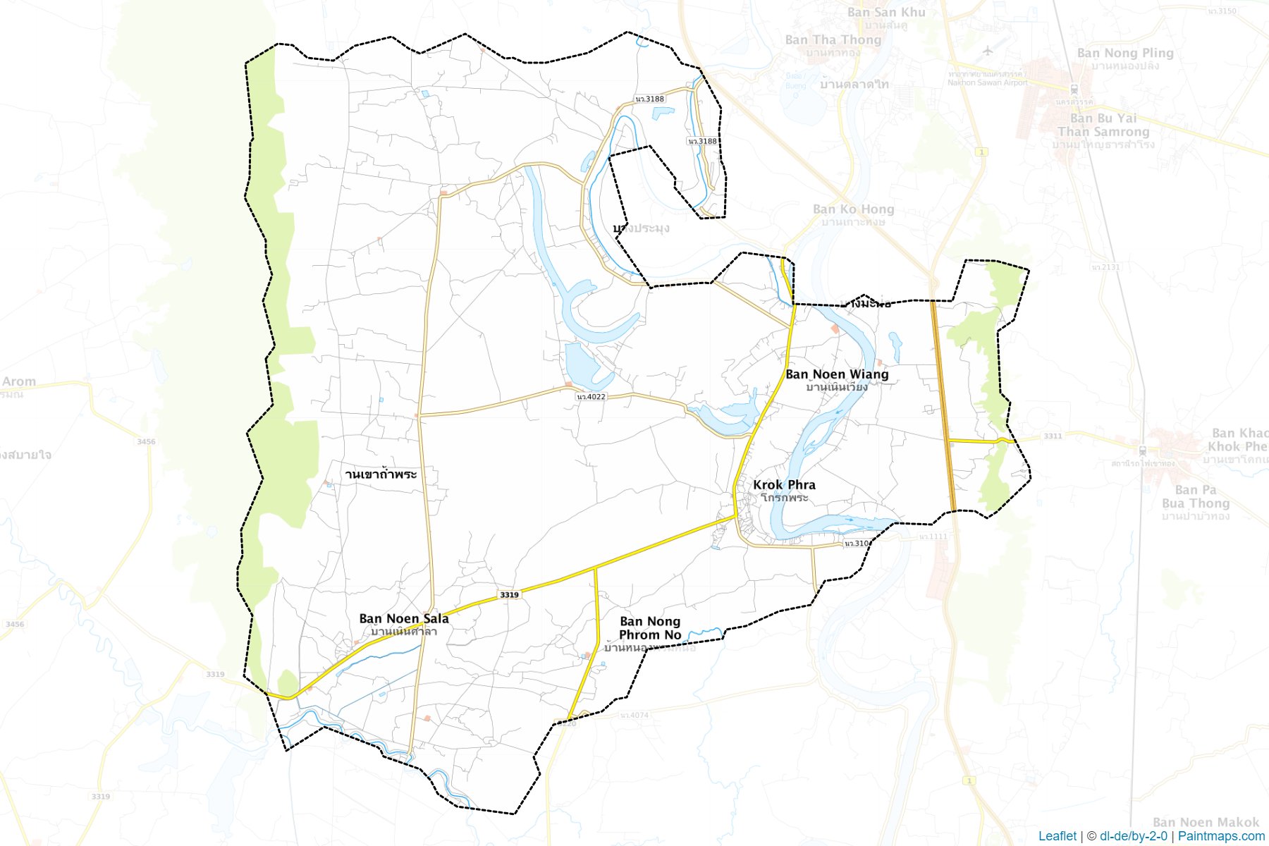 Krok Phra (Nakhon Sawan) Map Cropping Samples-1