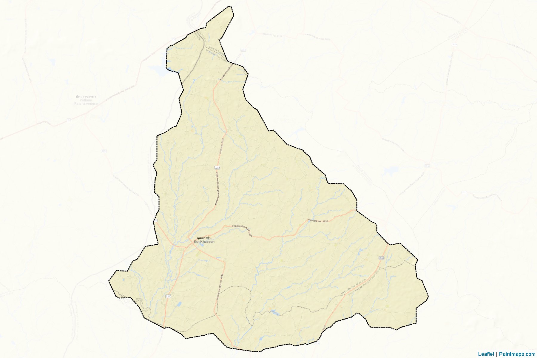 Kut Khaopun (Ubon Ratchathani) Map Cropping Samples-2