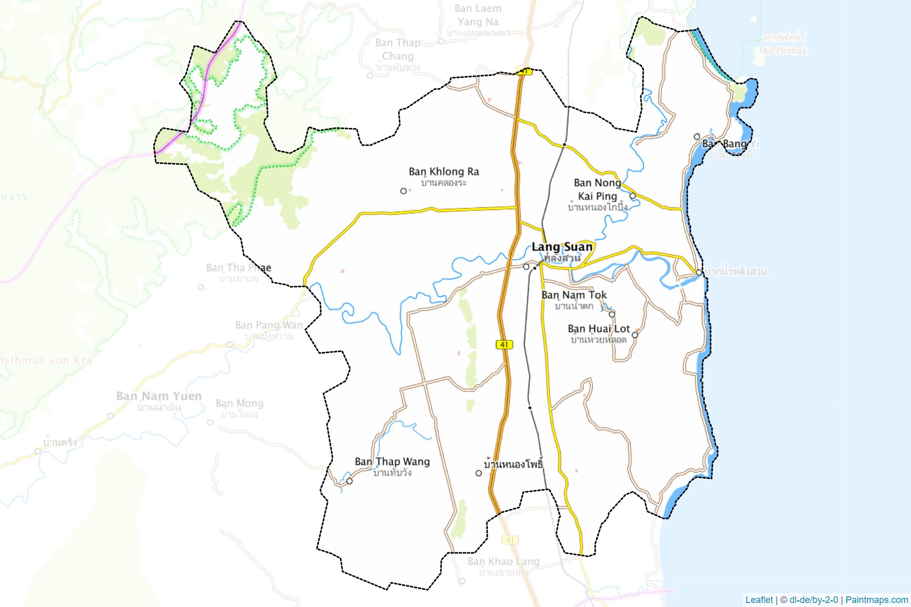 Lang Suan (Chumphon) Map Cropping Samples-1