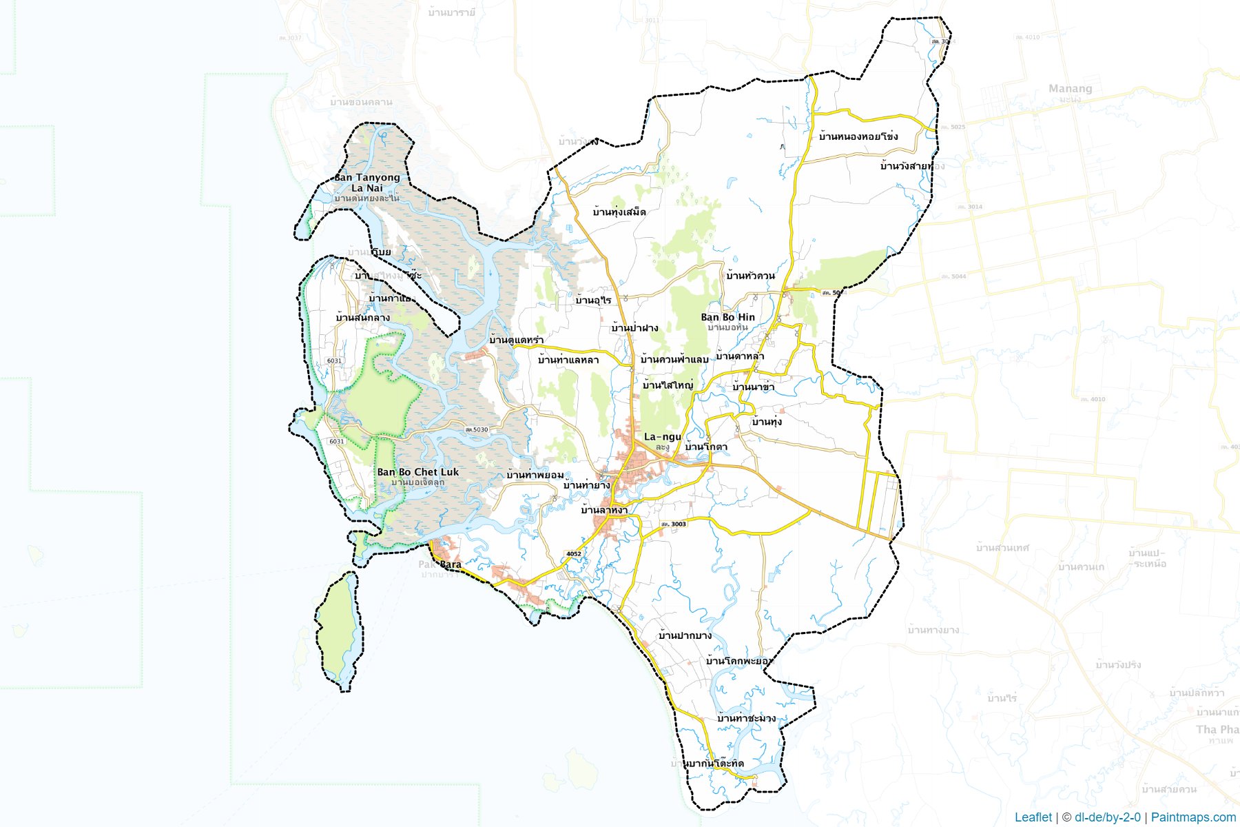 La-ngu (Satun) Map Cropping Samples-1