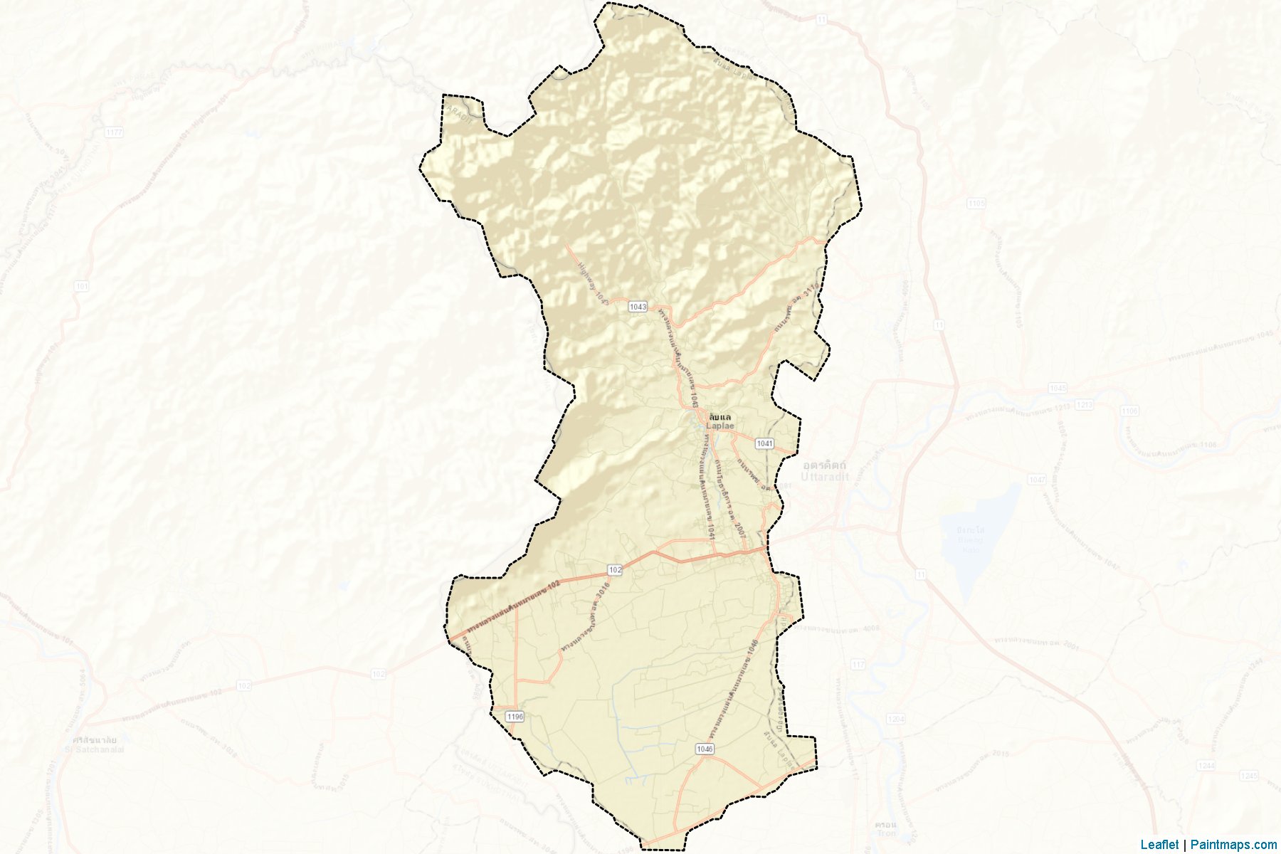 Laplae (Uttaradit) Map Cropping Samples-2