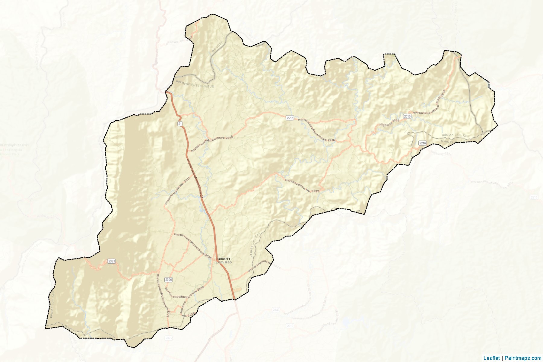 Lom Kao (Phetchabun) Map Cropping Samples-2