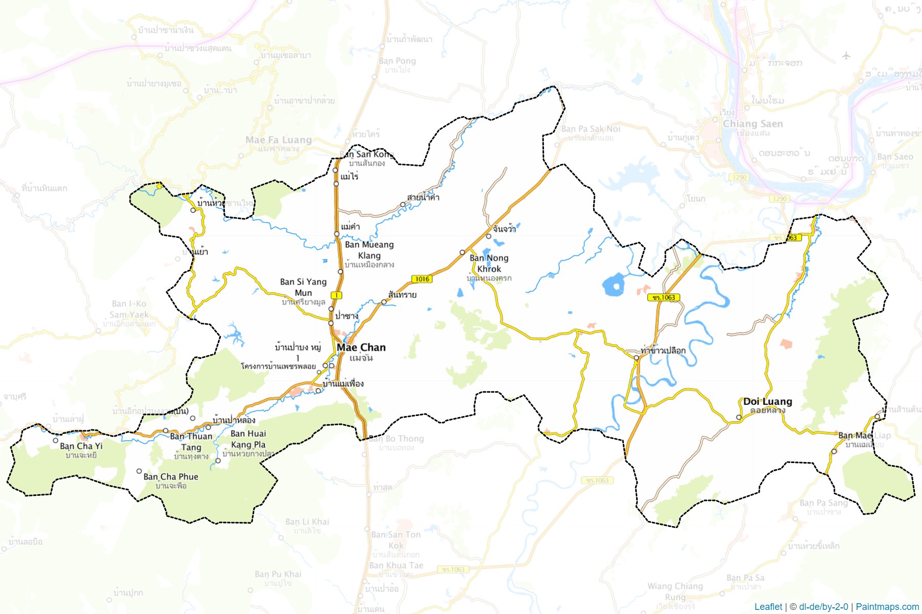 Mae Chan (Chiang Rai) Map Cropping Samples-1