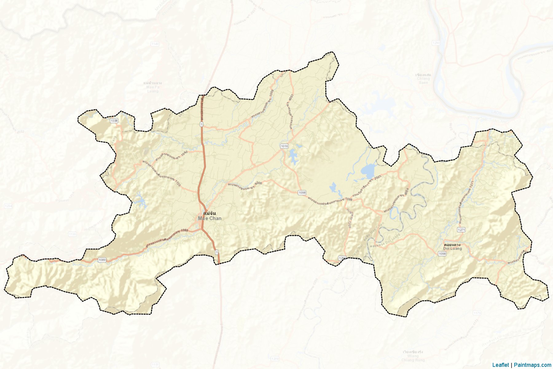 Mae Chan (Chiang Rai) Map Cropping Samples-2