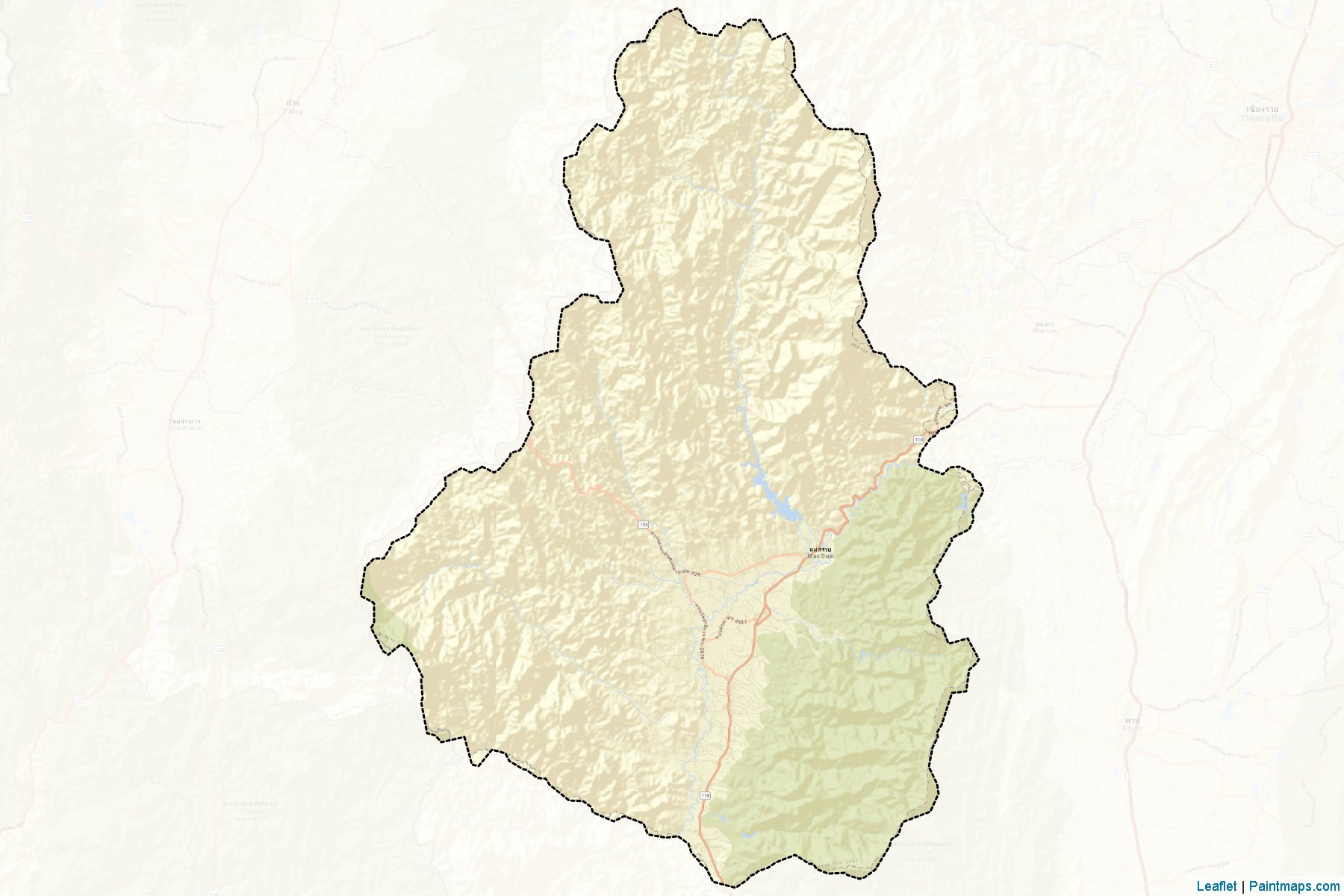 Mae Suai (Chiang Rai) Map Cropping Samples-2