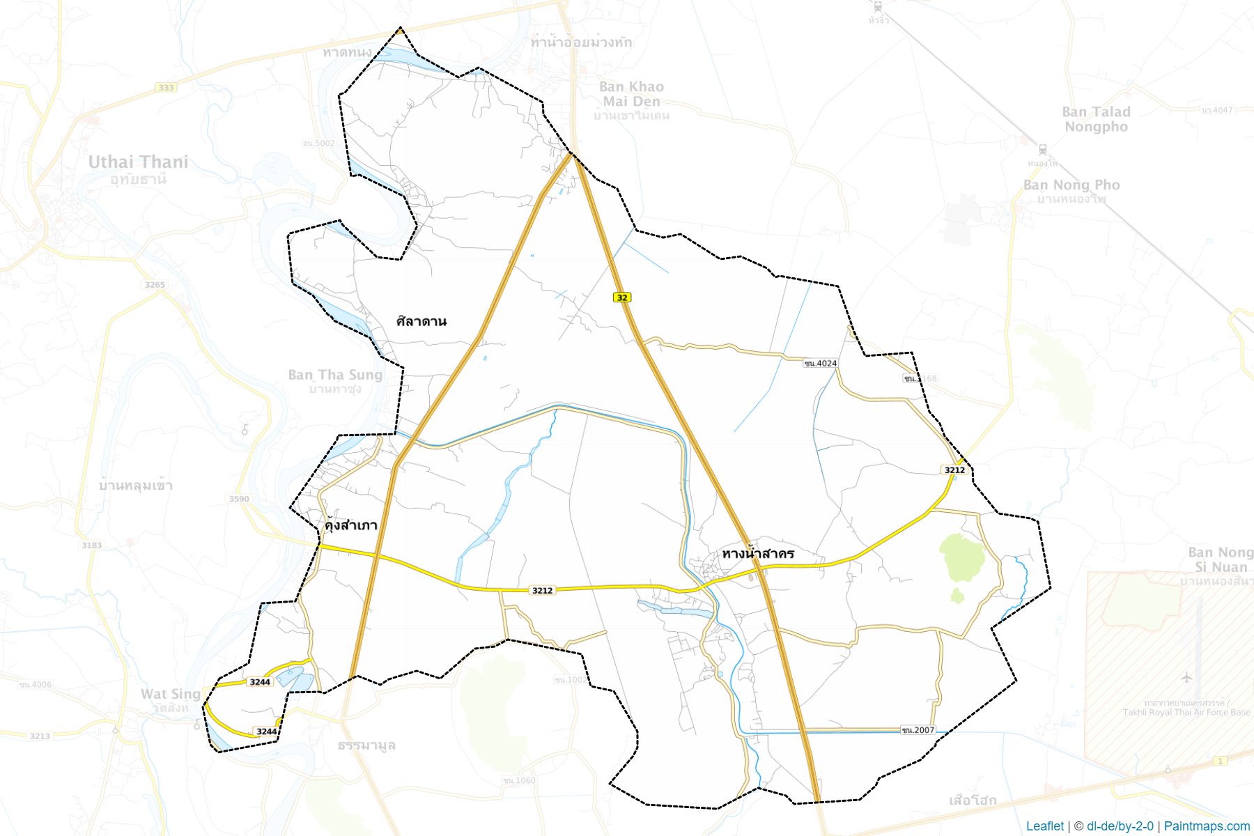 Manorom (Chai Nat) Map Cropping Samples-1