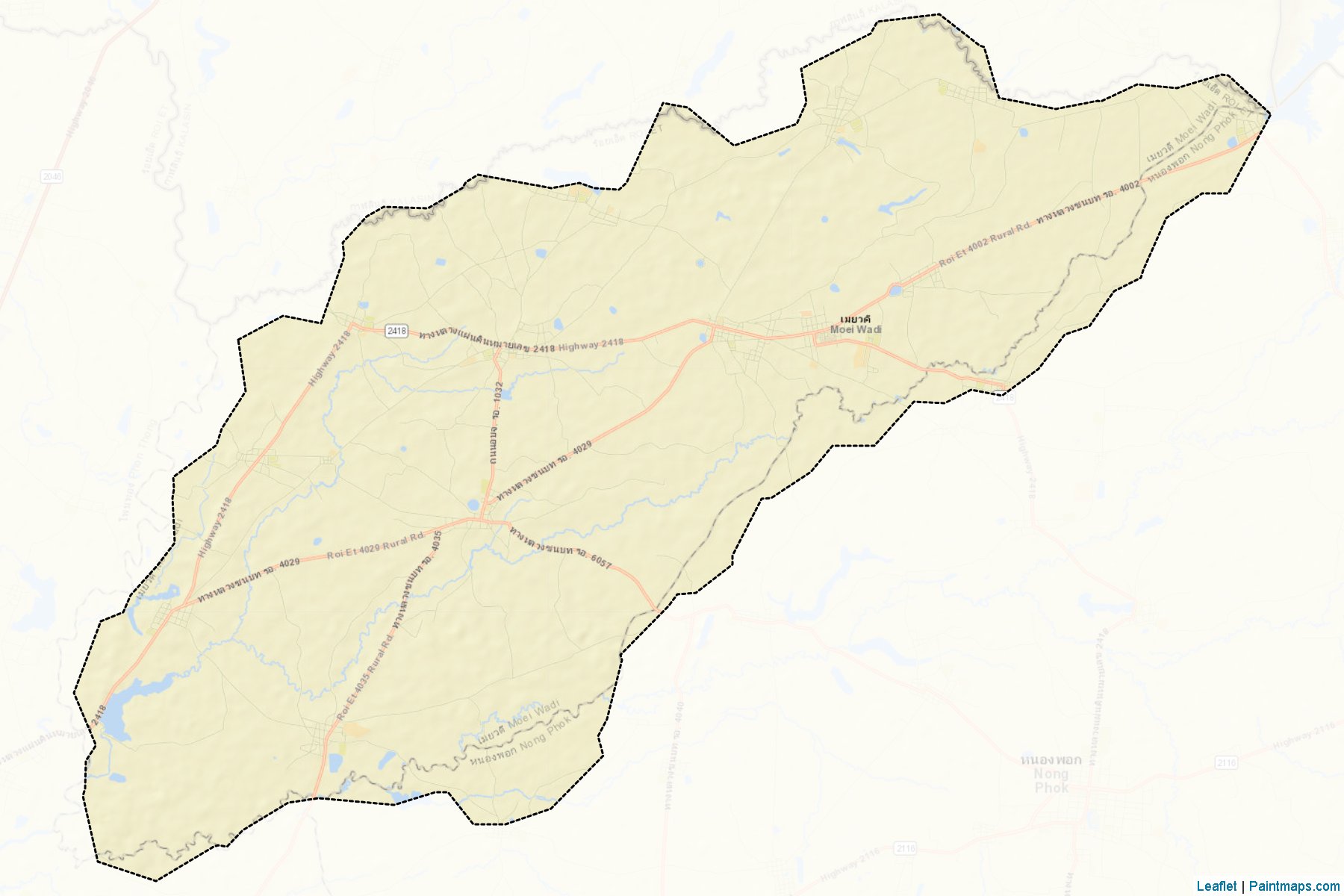 Moei Wadi (Roi Et) Map Cropping Samples-2