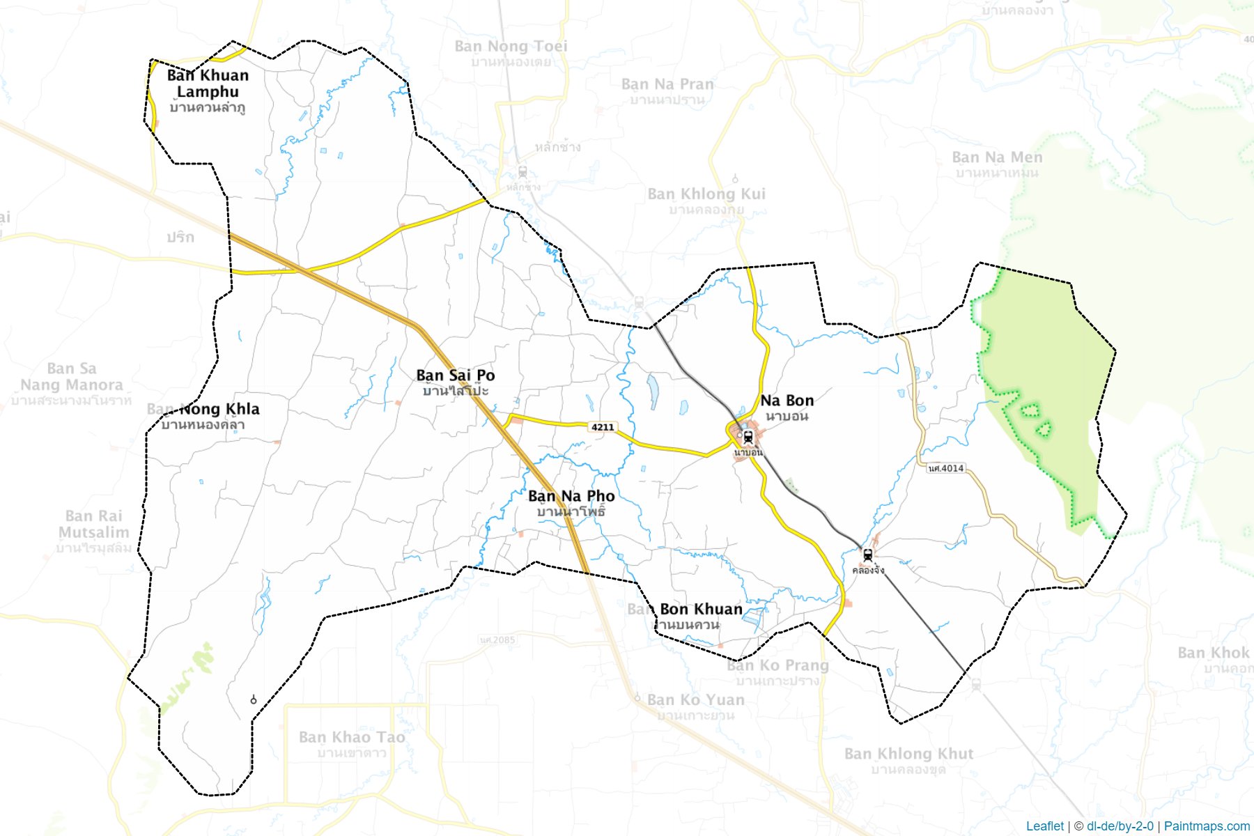 Na Bon (Nakhon Si Thammarat) Map Cropping Samples-1