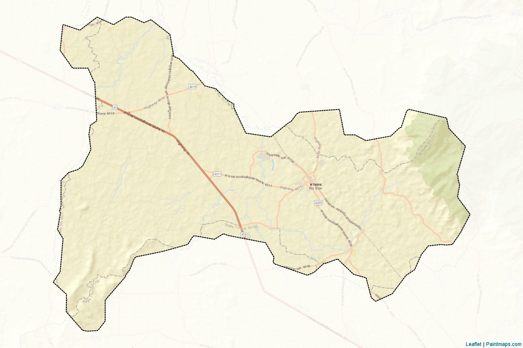 Na Bon (Nakhon Si Thammarat) Map Cropping Samples-2