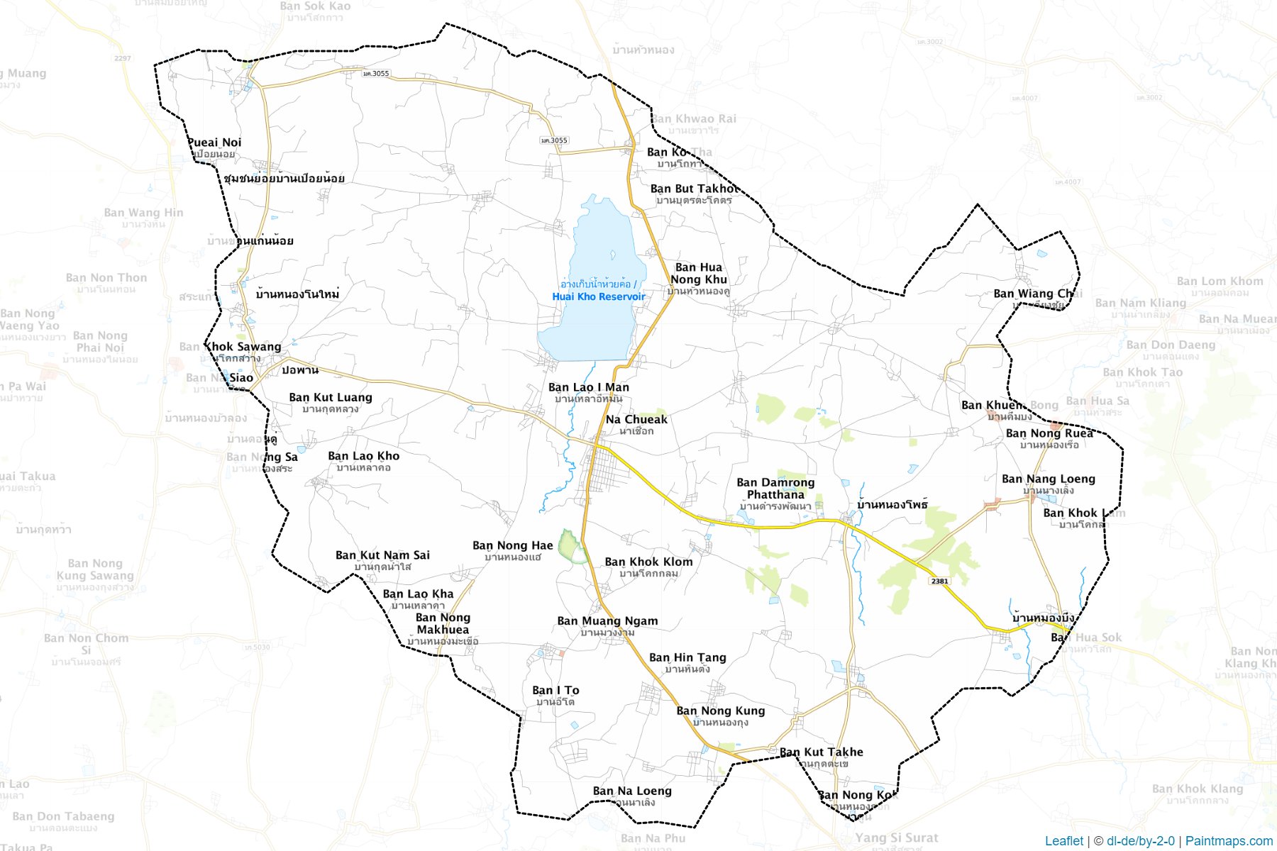 Na Chueak (Maha Sarakham) Map Cropping Samples-1