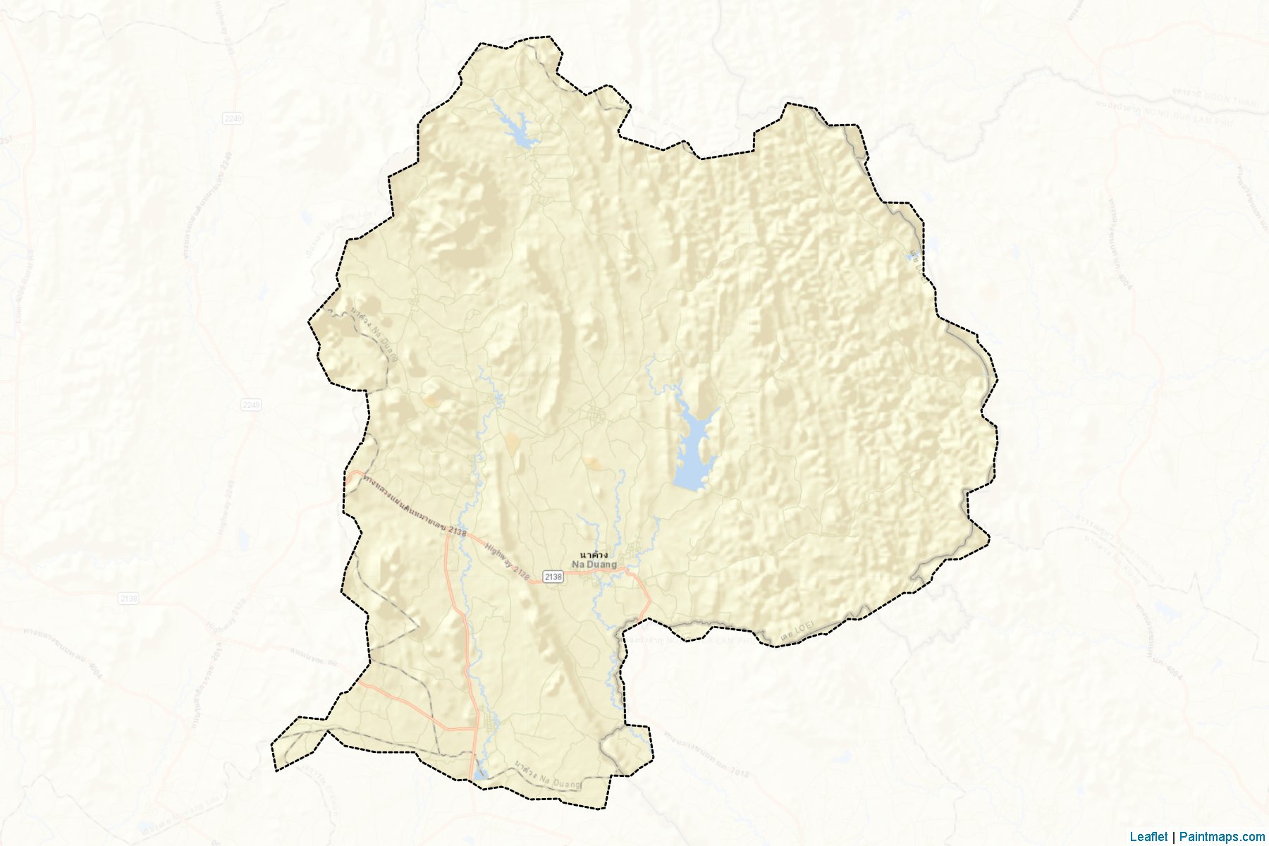 Muestras de recorte de mapas Na Duang (Loei)-2