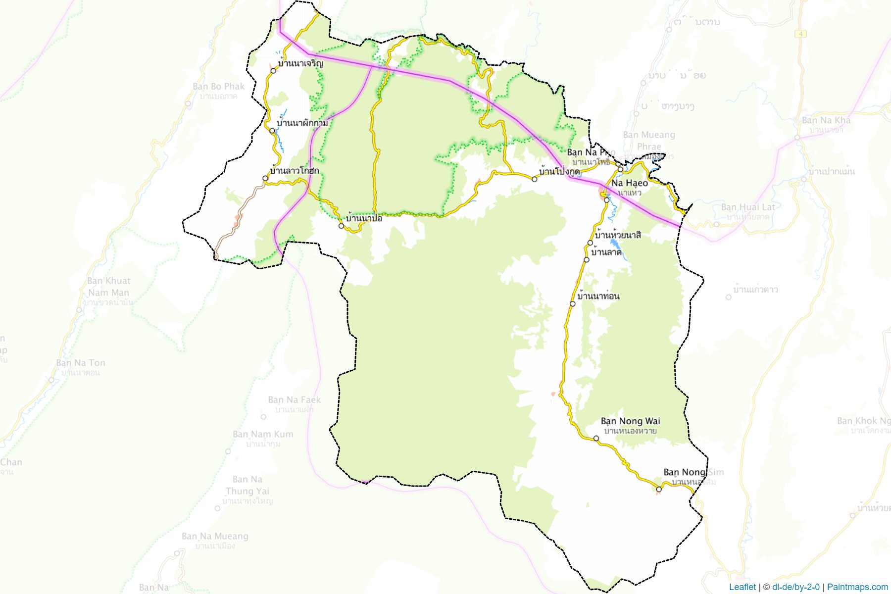 Muestras de recorte de mapas Na Haeo (Loei)-1