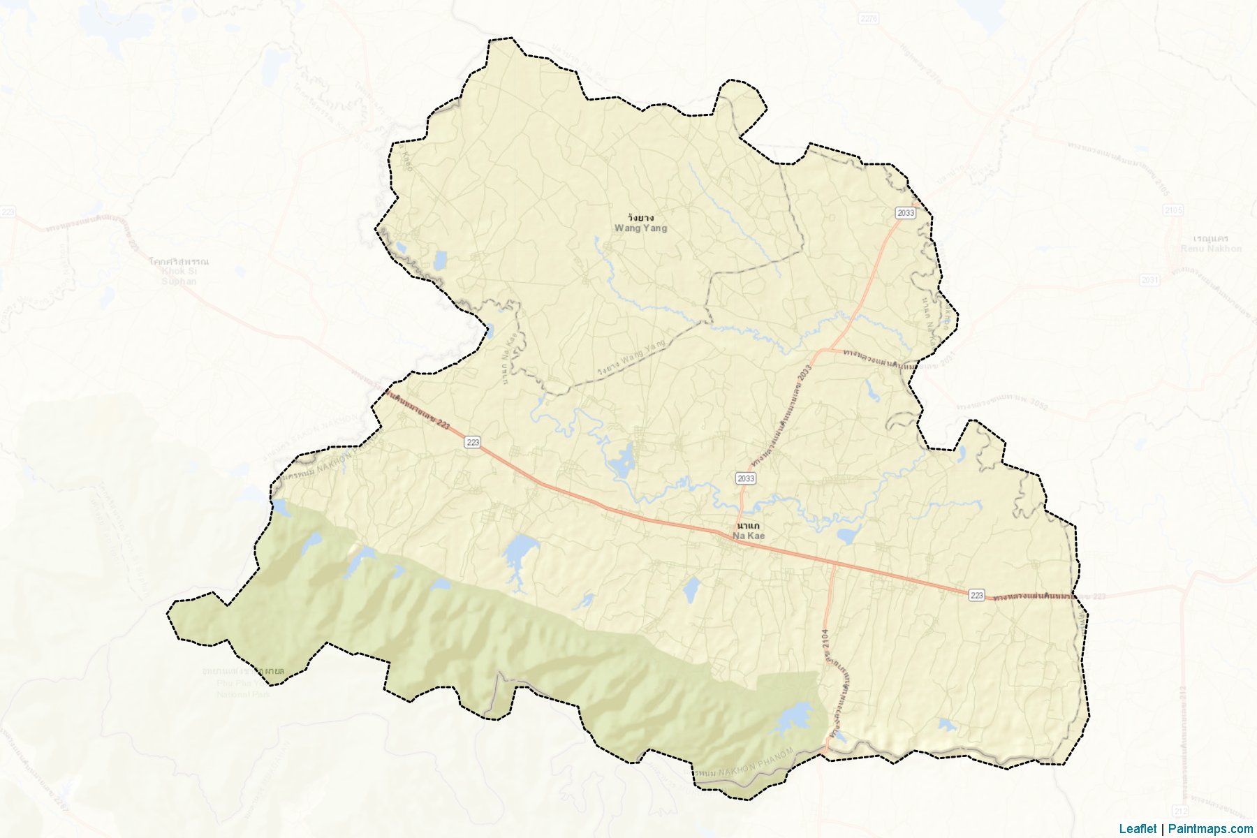 Na Kae (Nakhon Phanom) Map Cropping Samples-2