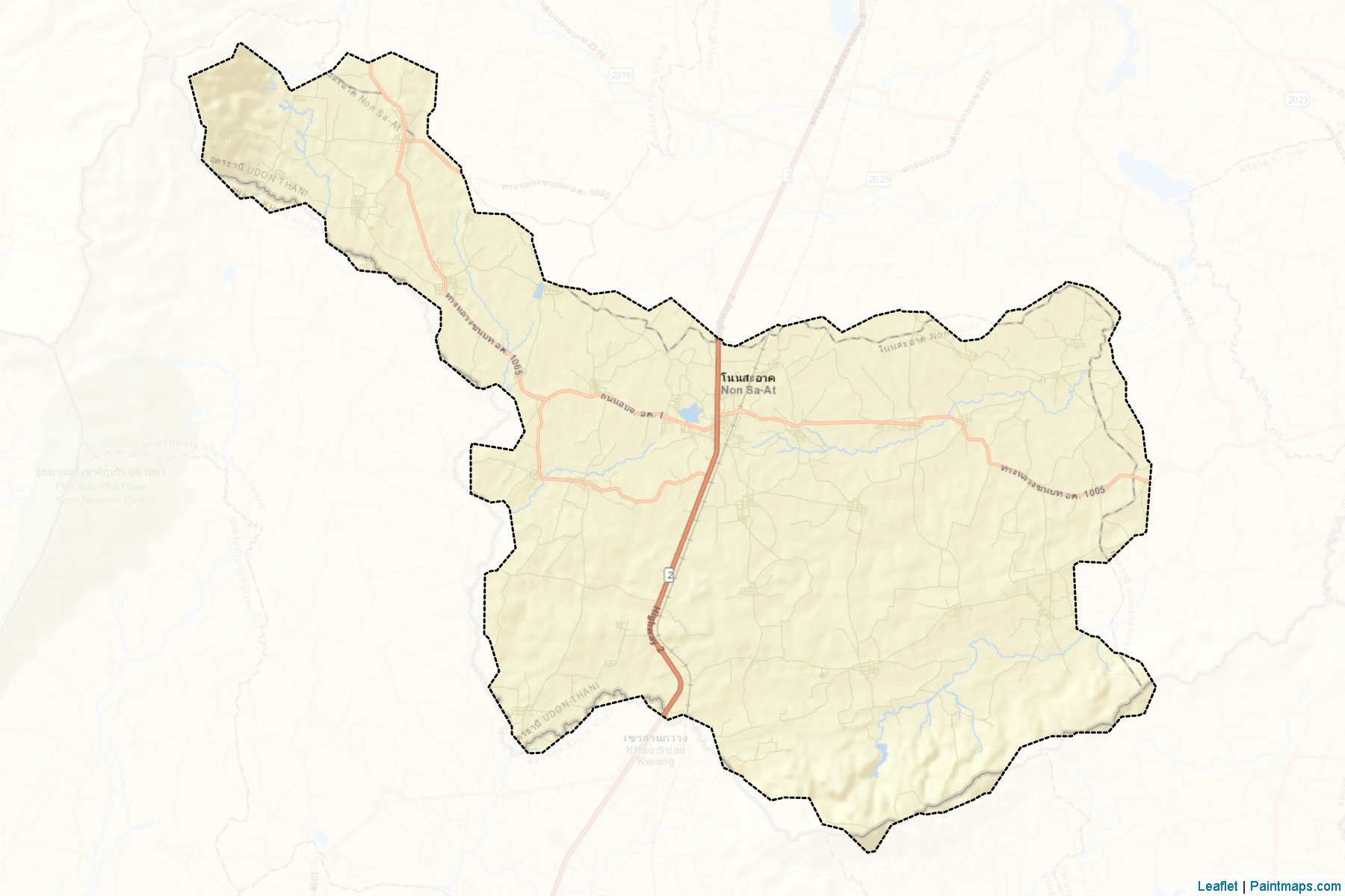 Non Sa-at (Udon Thani) Map Cropping Samples-2