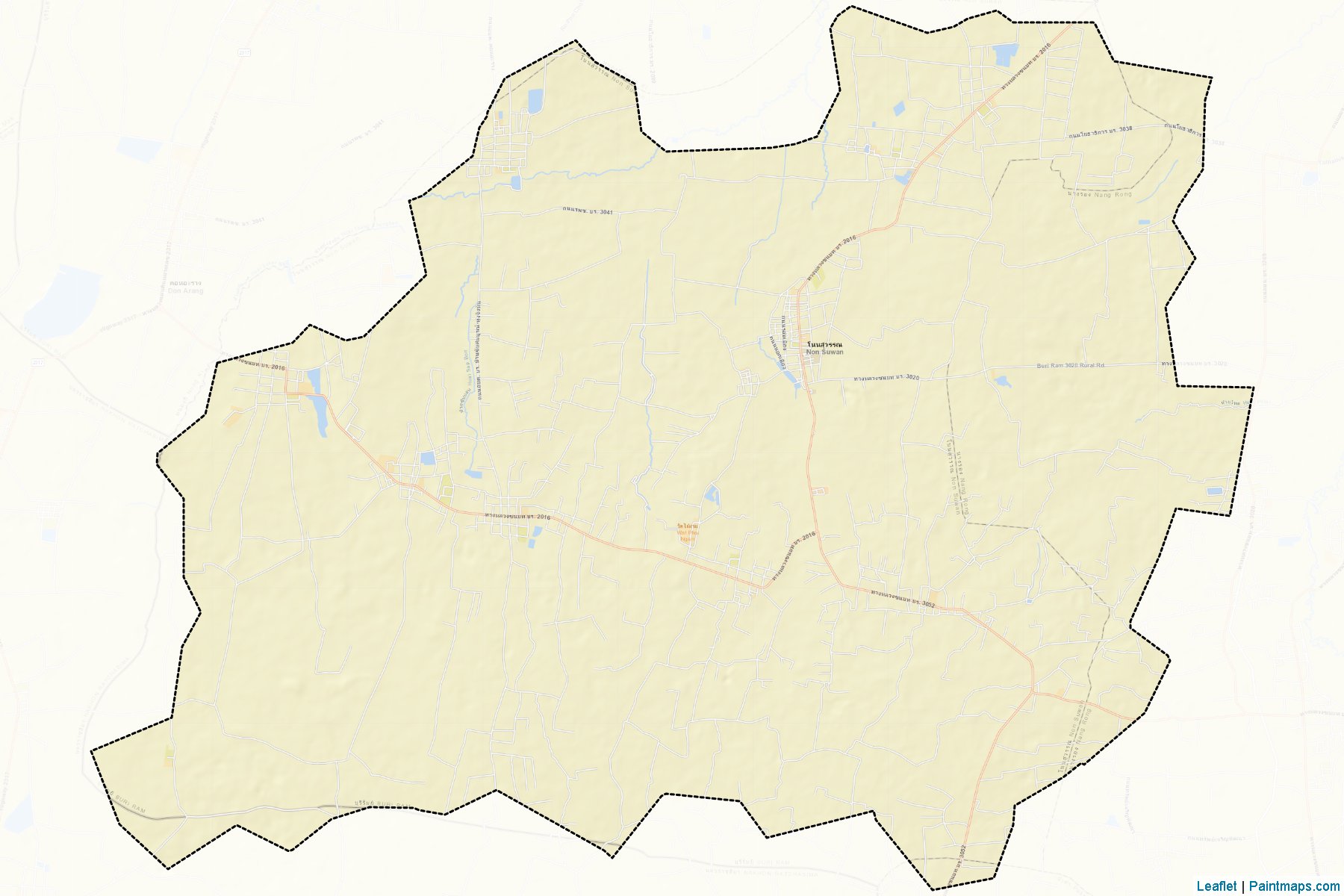 Non Suwan (Buriram) Map Cropping Samples-2