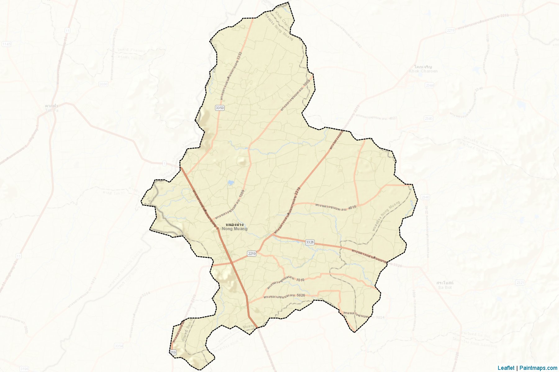 Muestras de recorte de mapas Nong Muang (Lopburi)-2