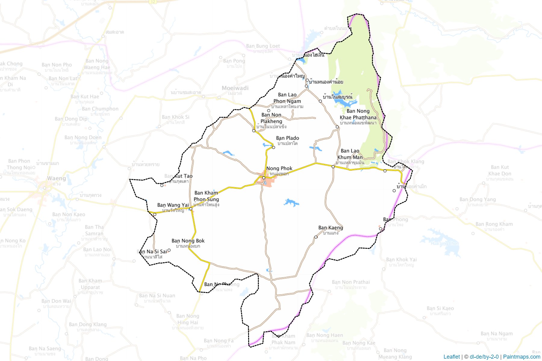 Nong Phok (Roi Et) Map Cropping Samples-1